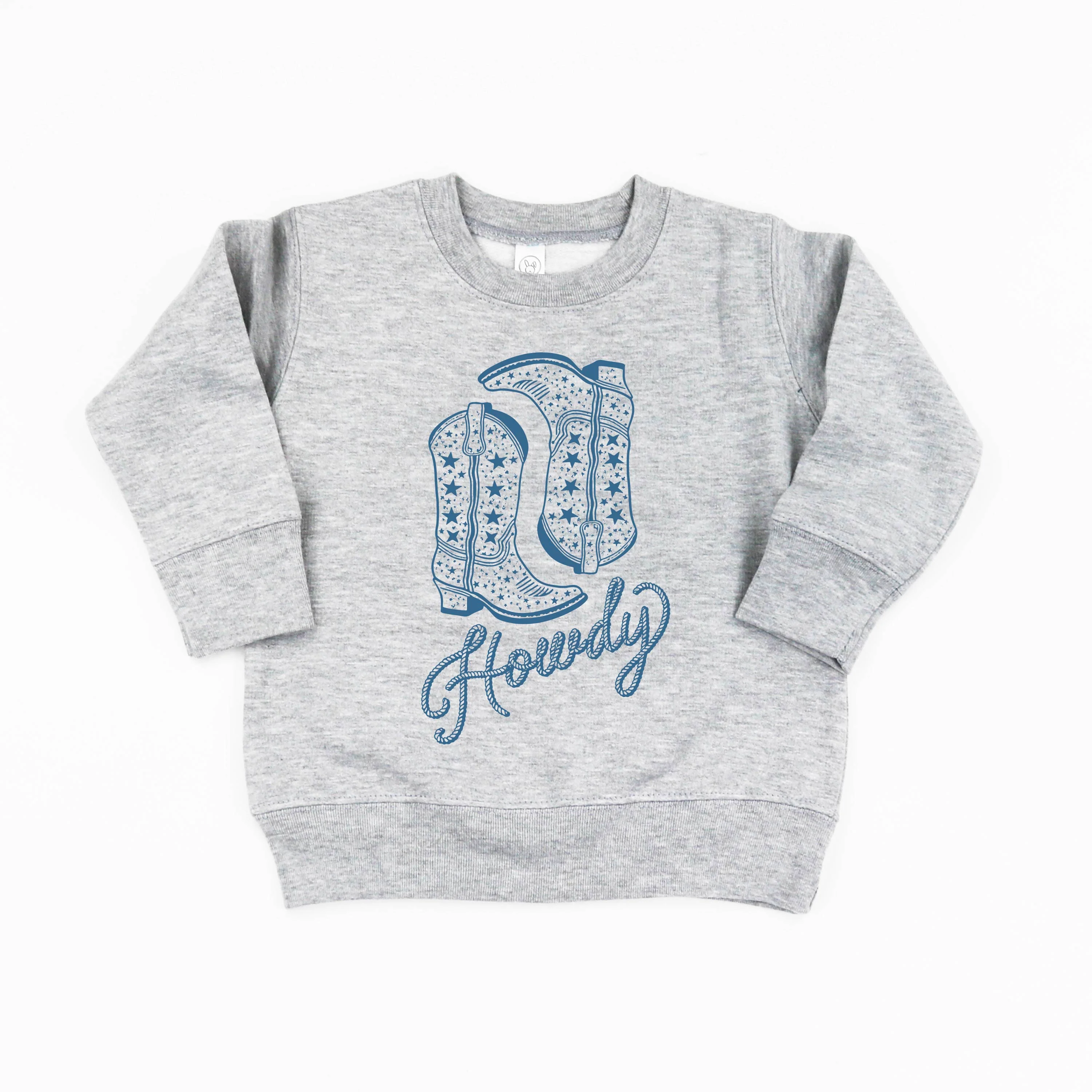 Howdy w/ Cowboy Boots - Child Sweater - Image 5