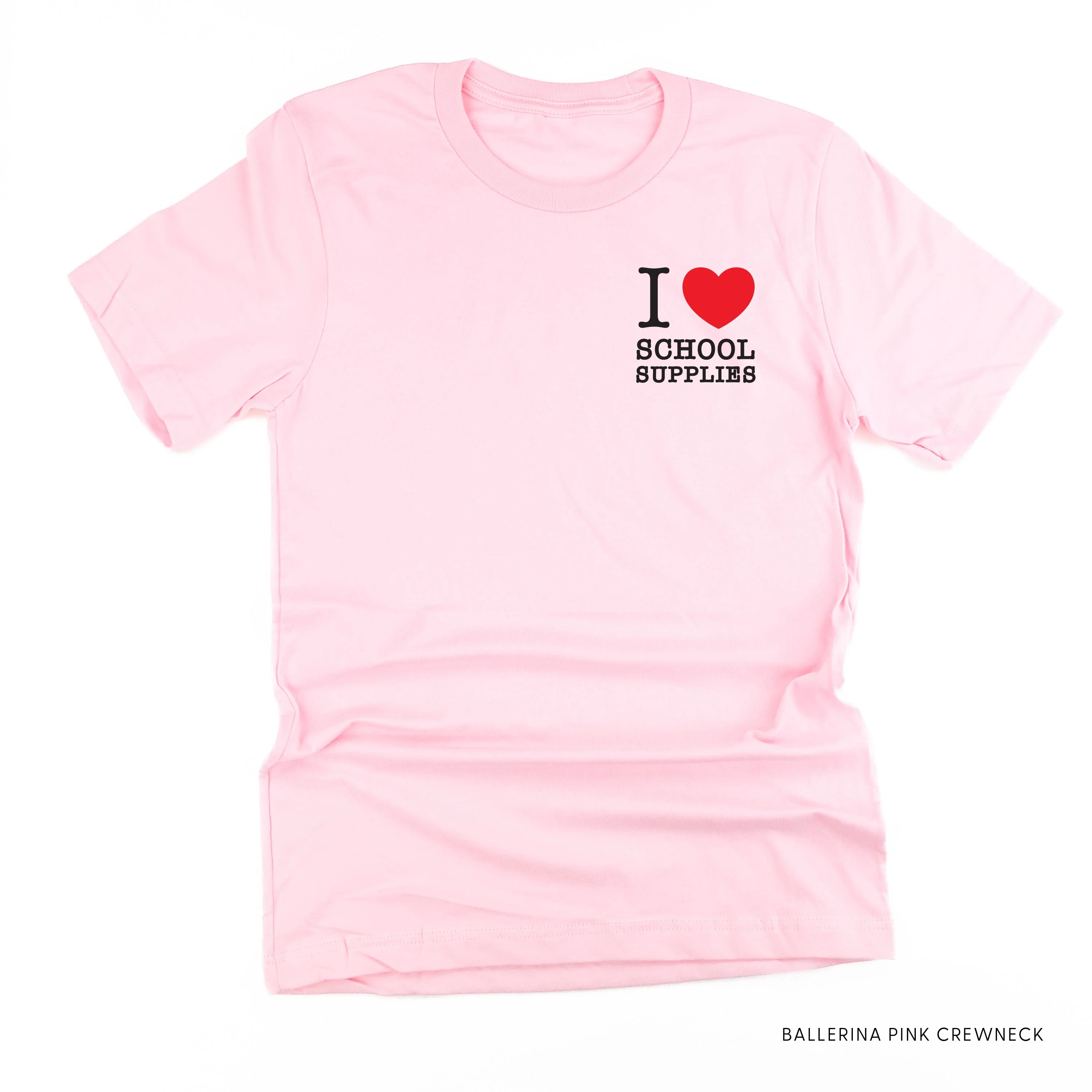 I ♥ School Supplies - Unisex Tee - Image 5