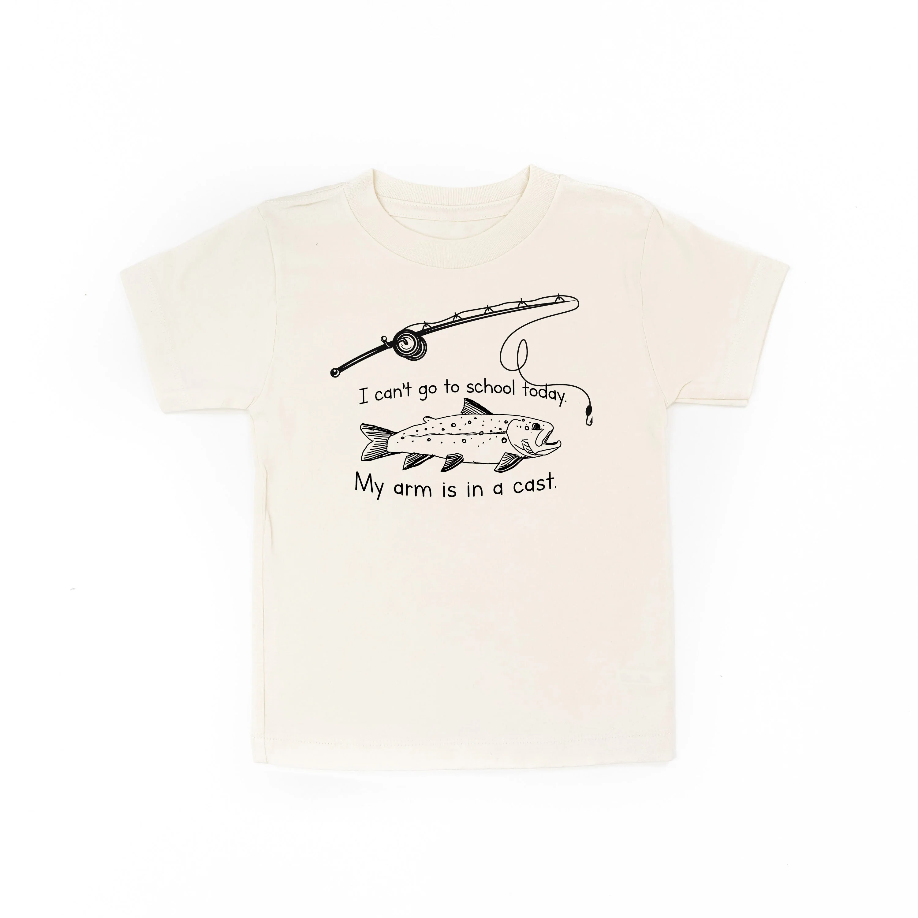 I Can't Go to School Today. My Arm Is In A Cast. - Child Tee - Image 6