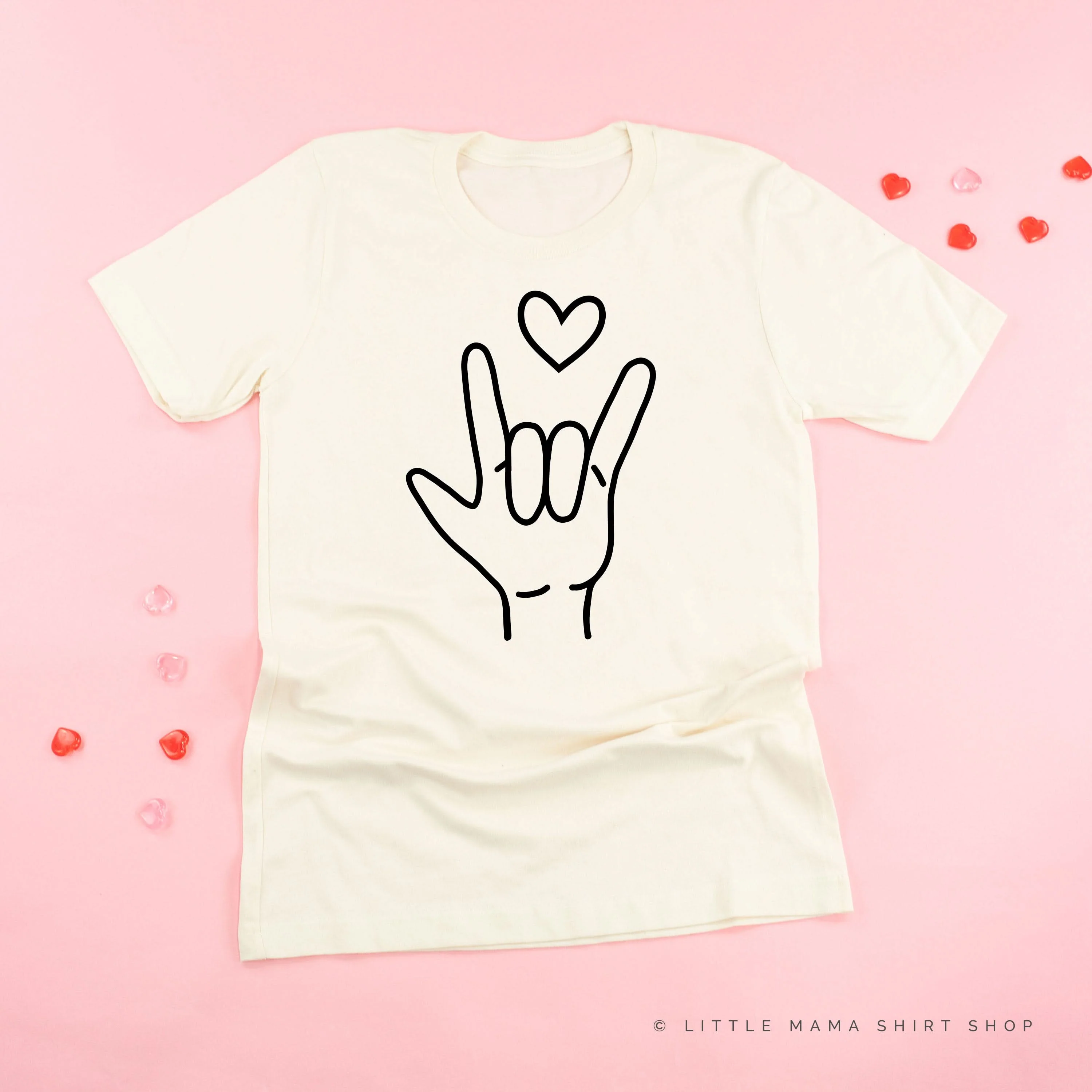 Sign Language - I Love You - Unisex Tee