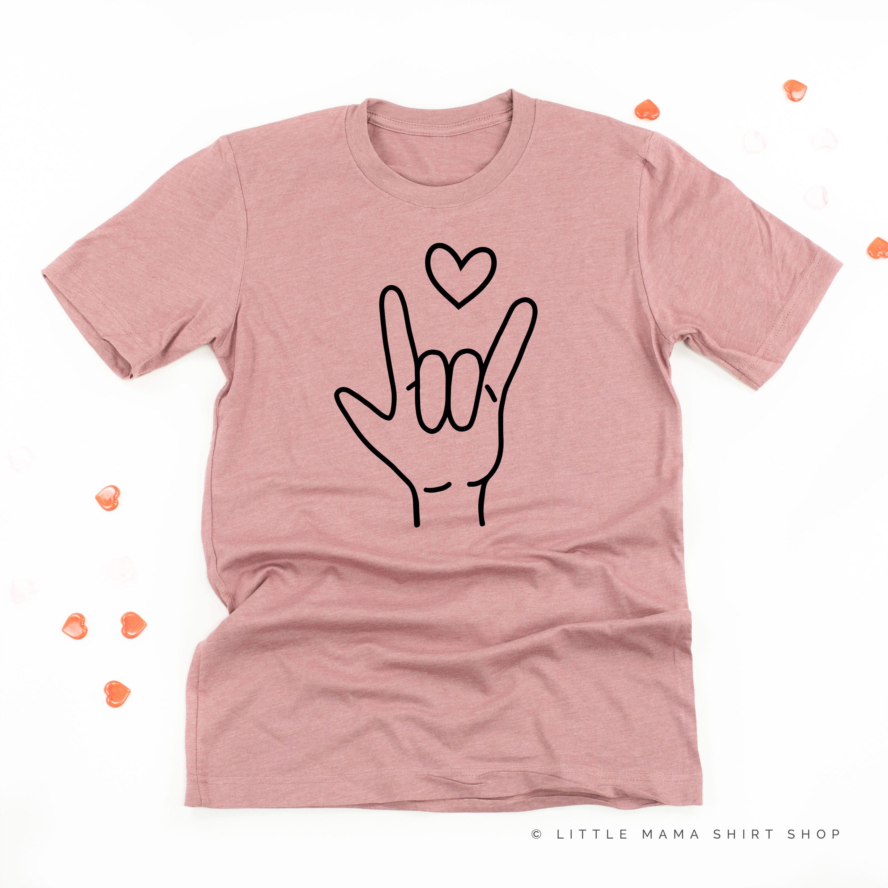 Sign Language - I Love You - Unisex Tee - Image 10