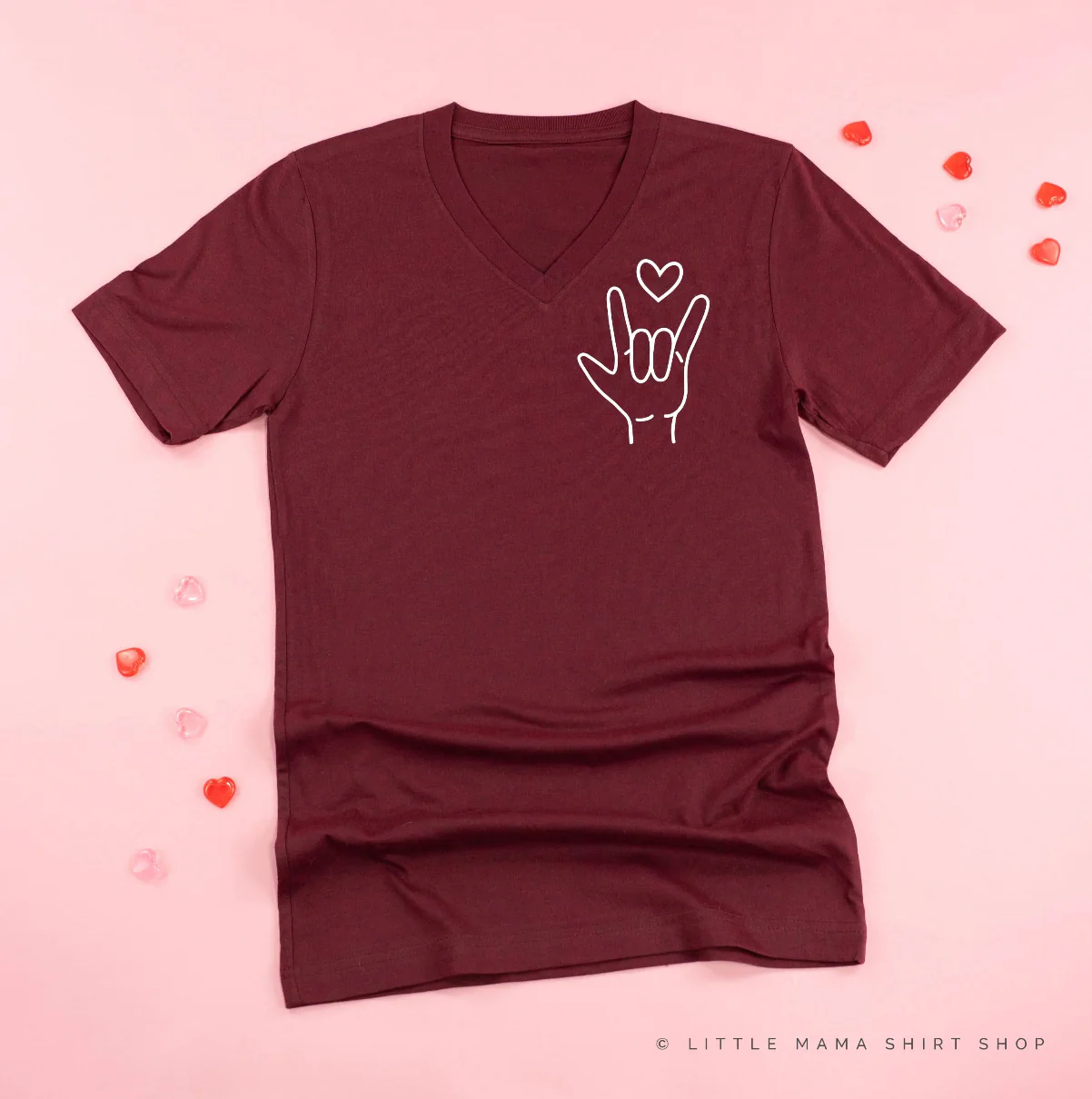 Sign Language - I Love You - Unisex Tee - Image 12