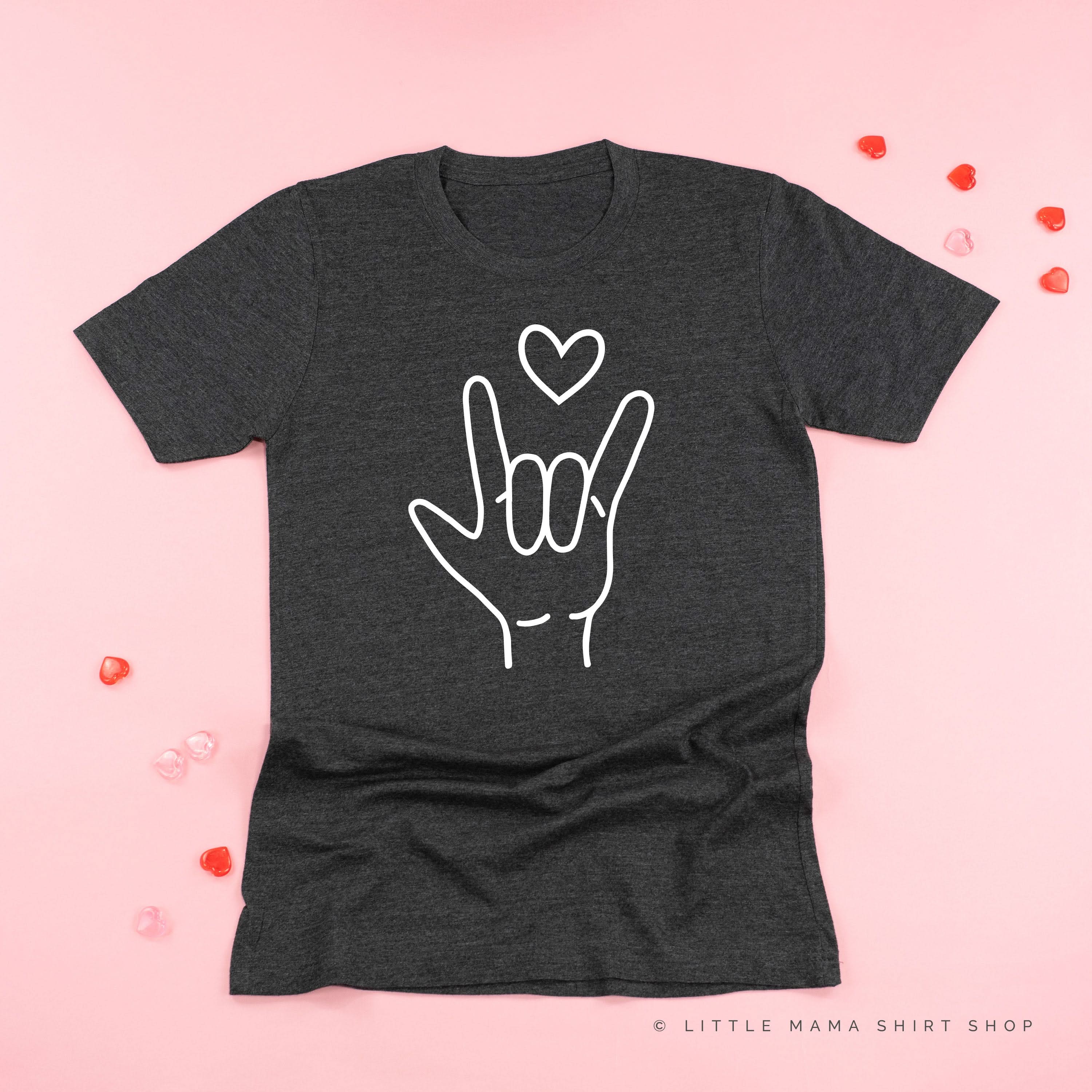 Sign Language - I Love You - Unisex Tee - Image 4