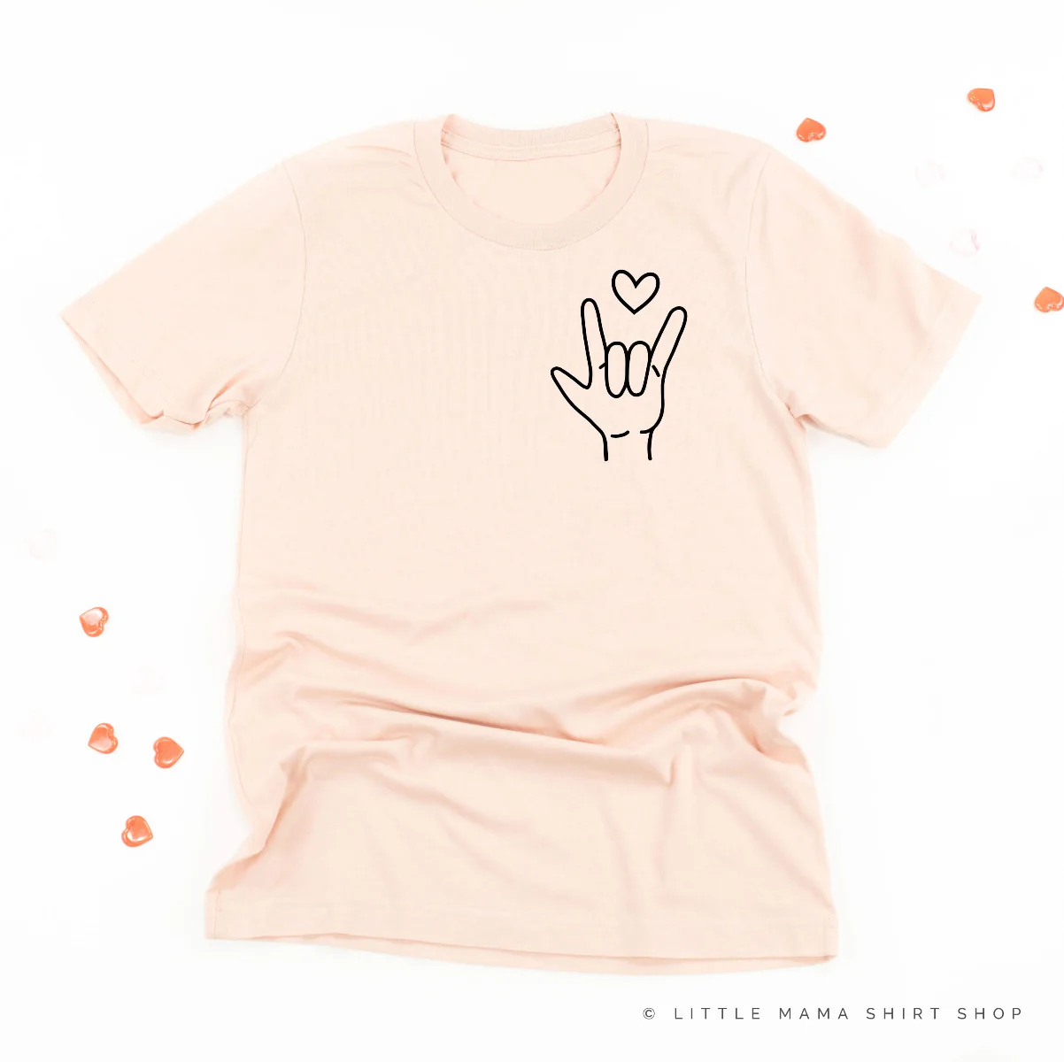 Sign Language - I Love You - Unisex Tee - Image 5