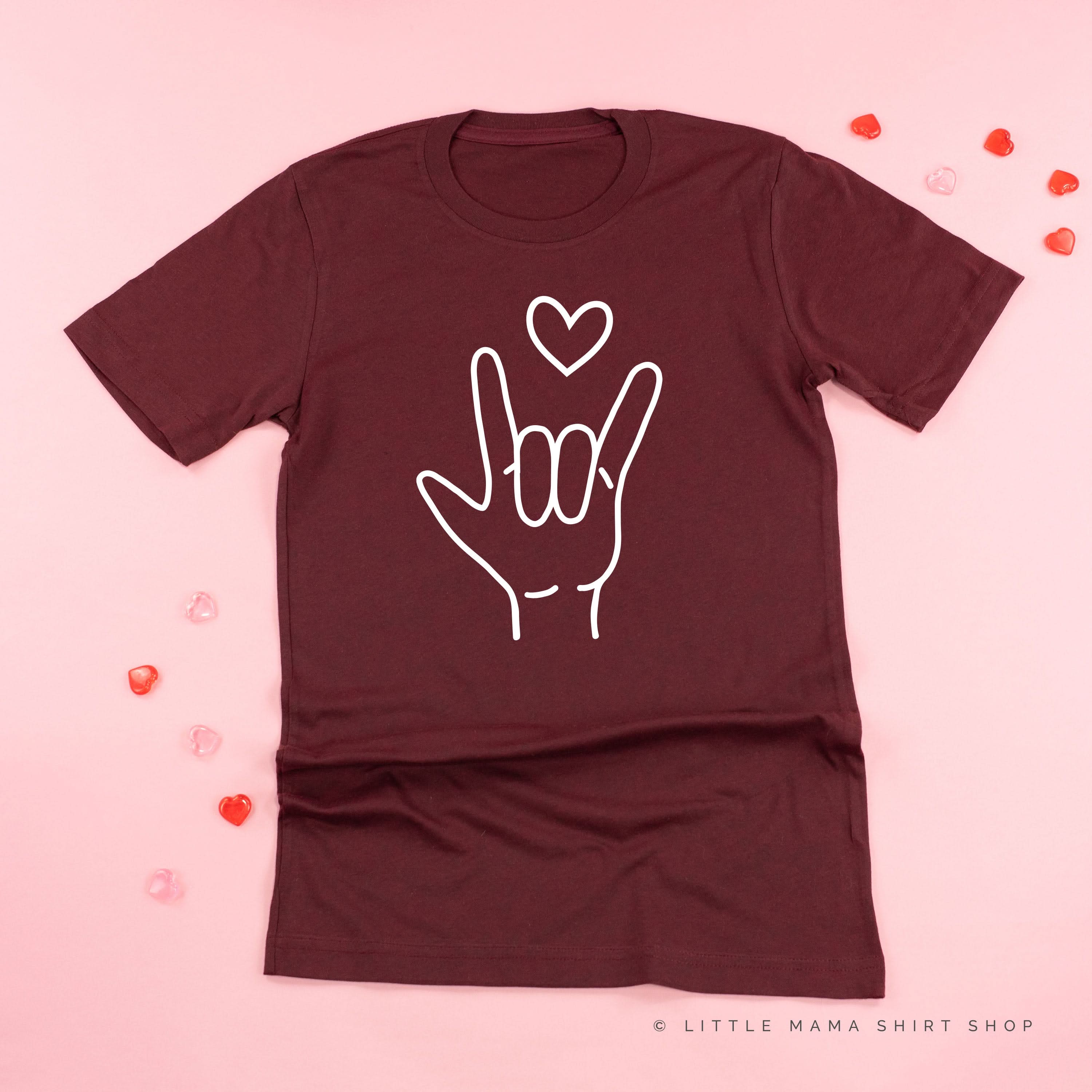 Sign Language - I Love You - Unisex Tee - Image 7
