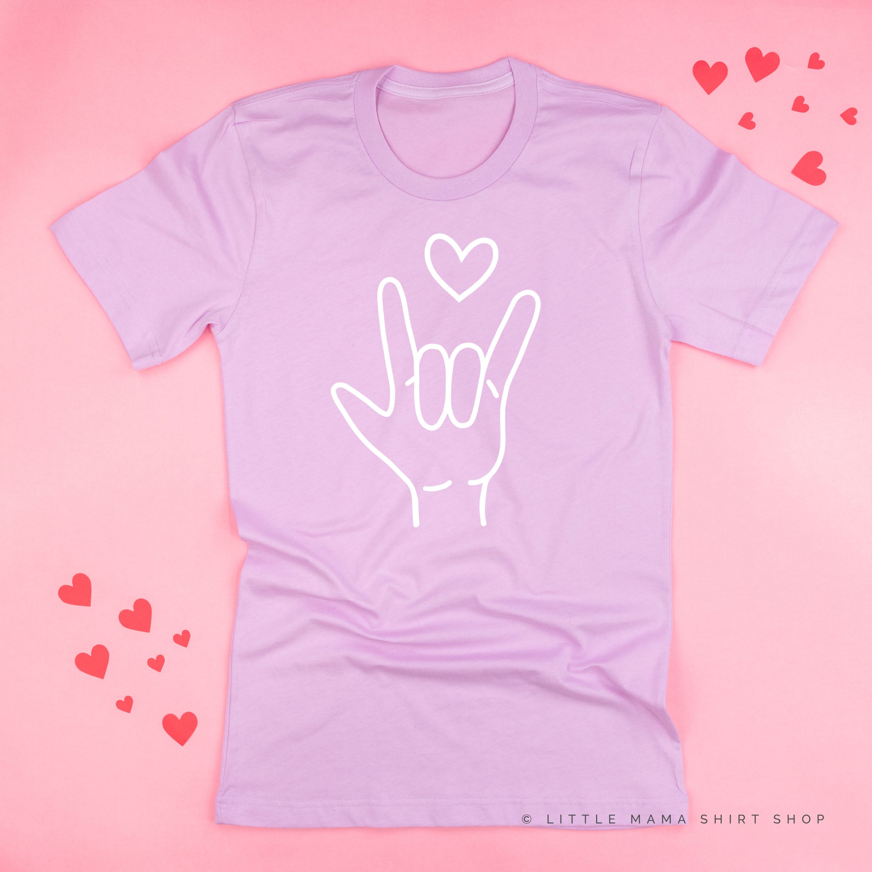 Sign Language - I Love You - Unisex Tee - Image 8