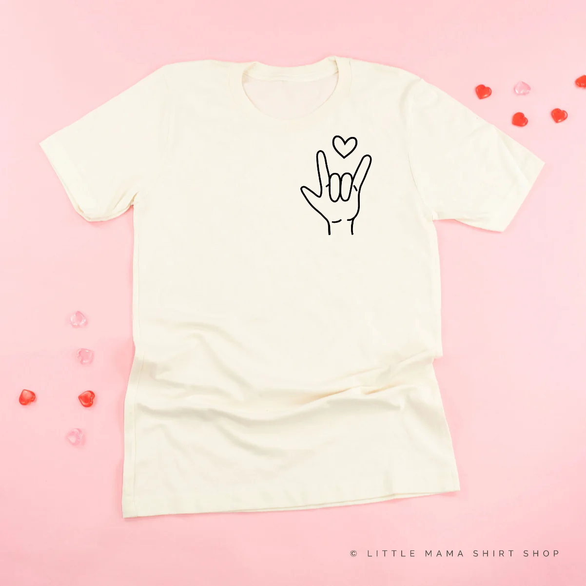 Sign Language - I Love You - Unisex Tee - Image 9