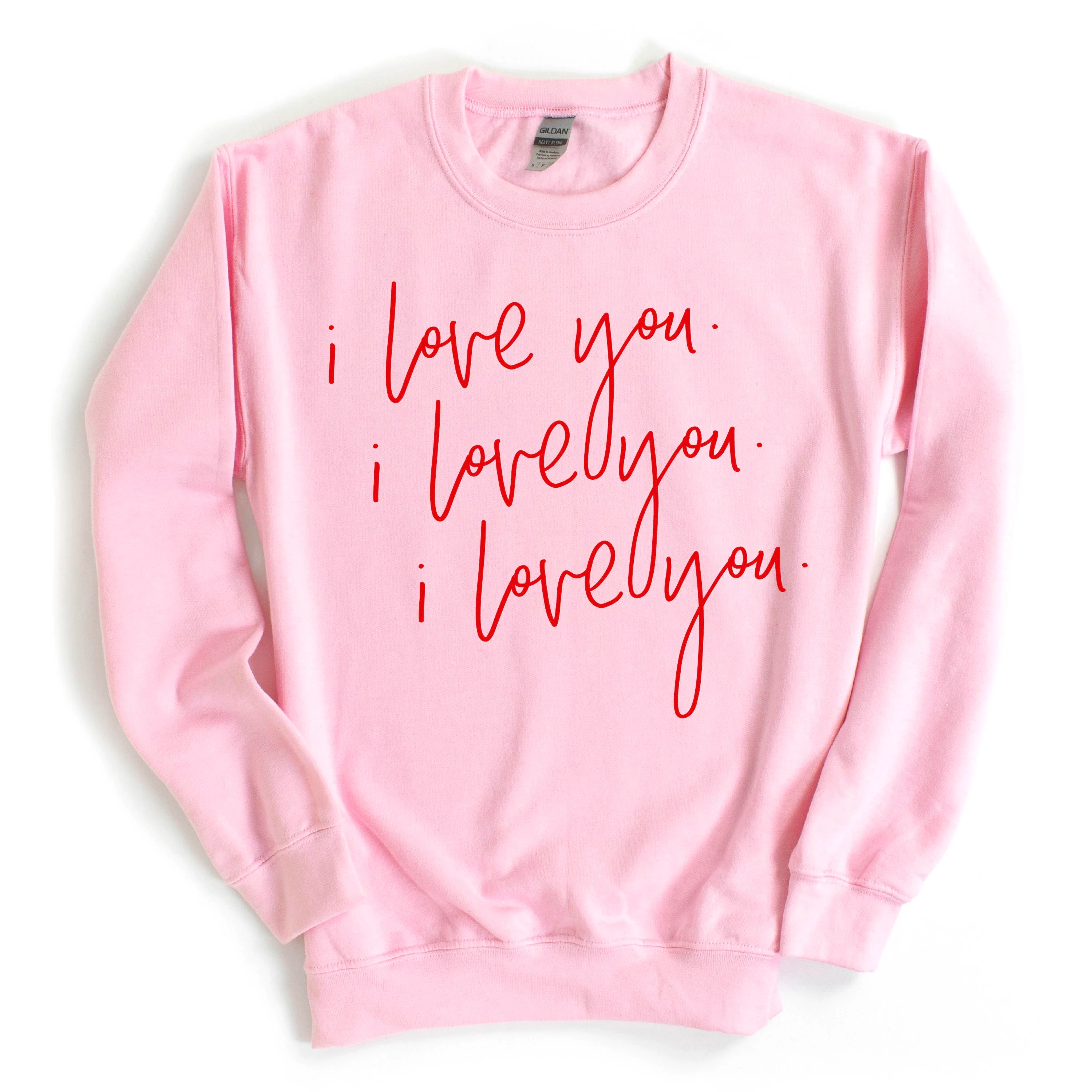 I Love You x3 - Basic Fleece - Image 2