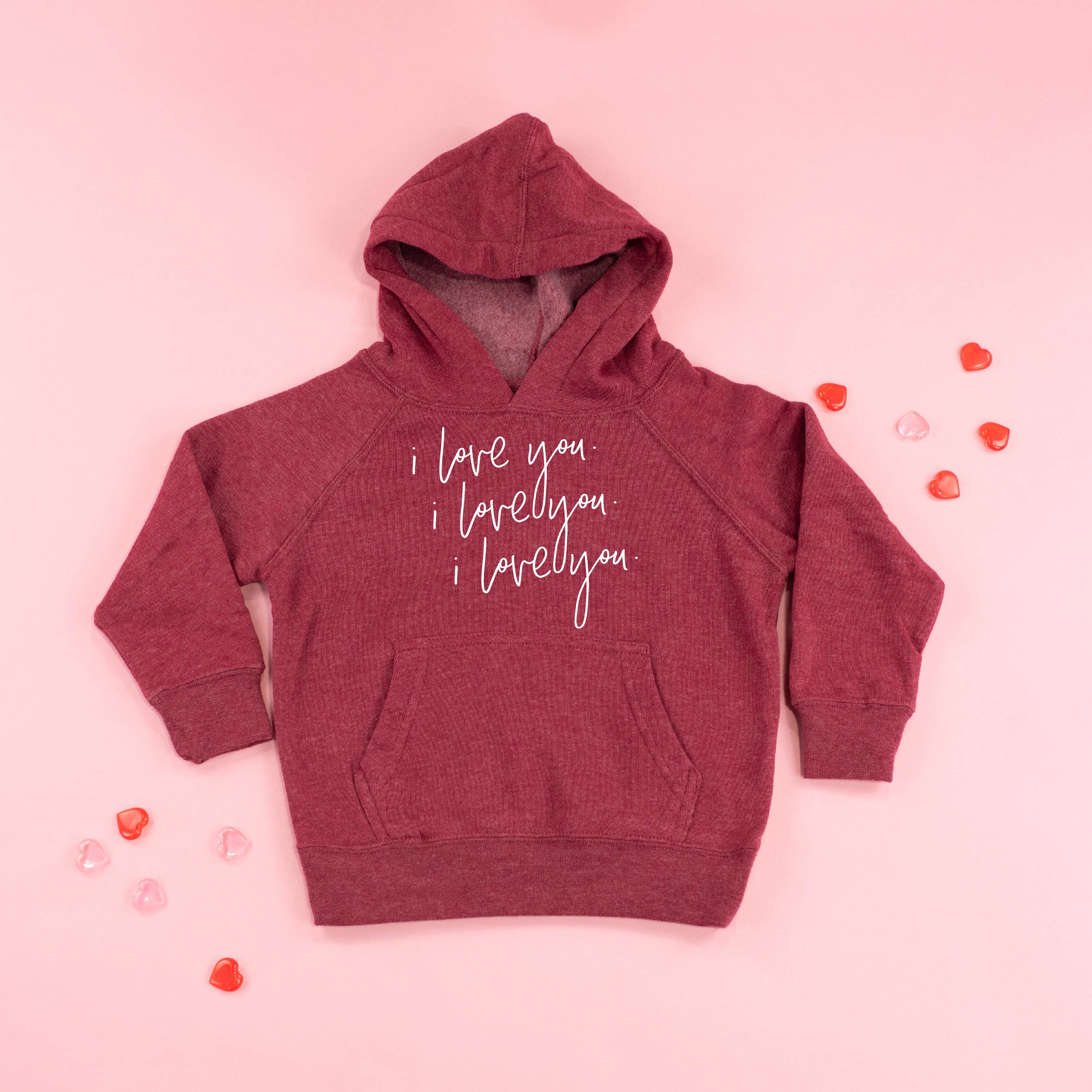 I Love You x3 - Child Hoodie