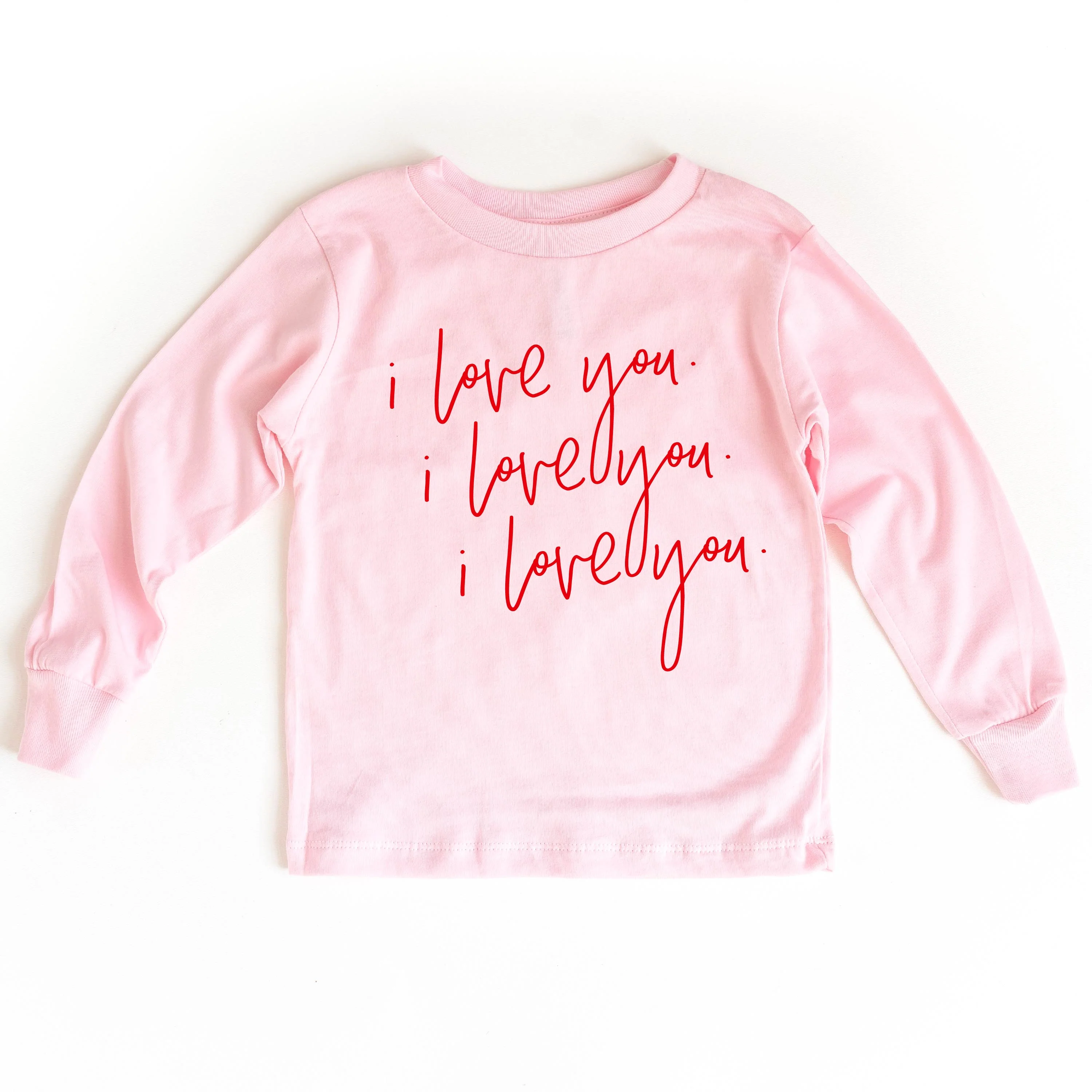 I Love You x3 - Child Long Sleeve Tee - Image 5