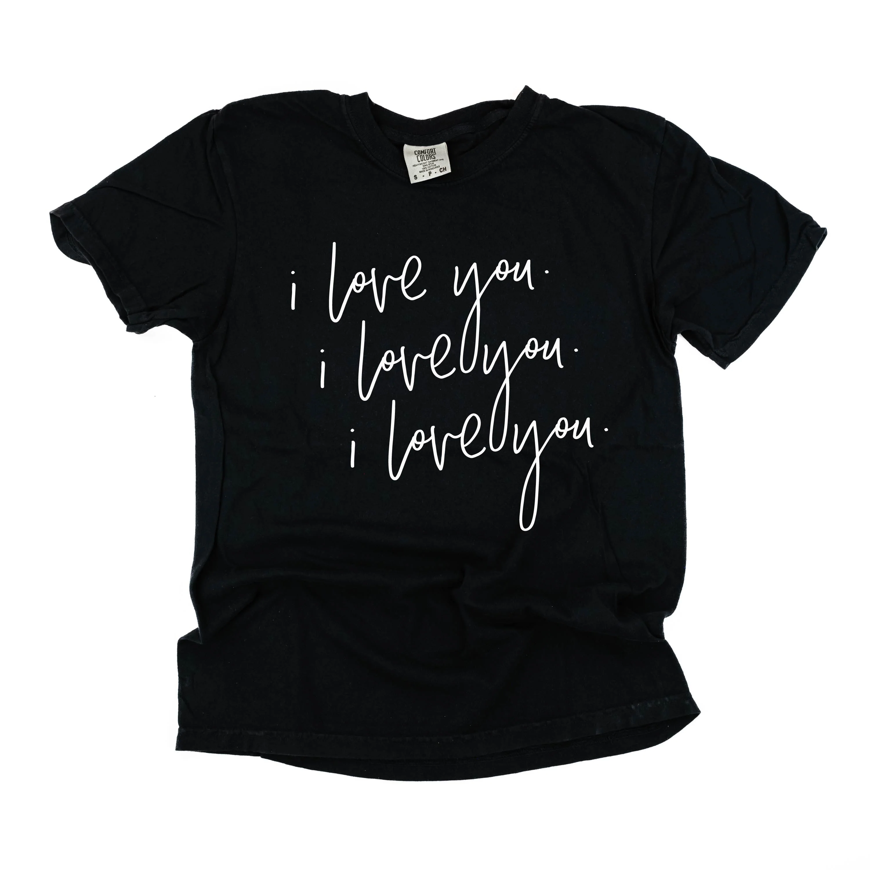 I Love You x3 - Comfort Colors Tee - Image 6