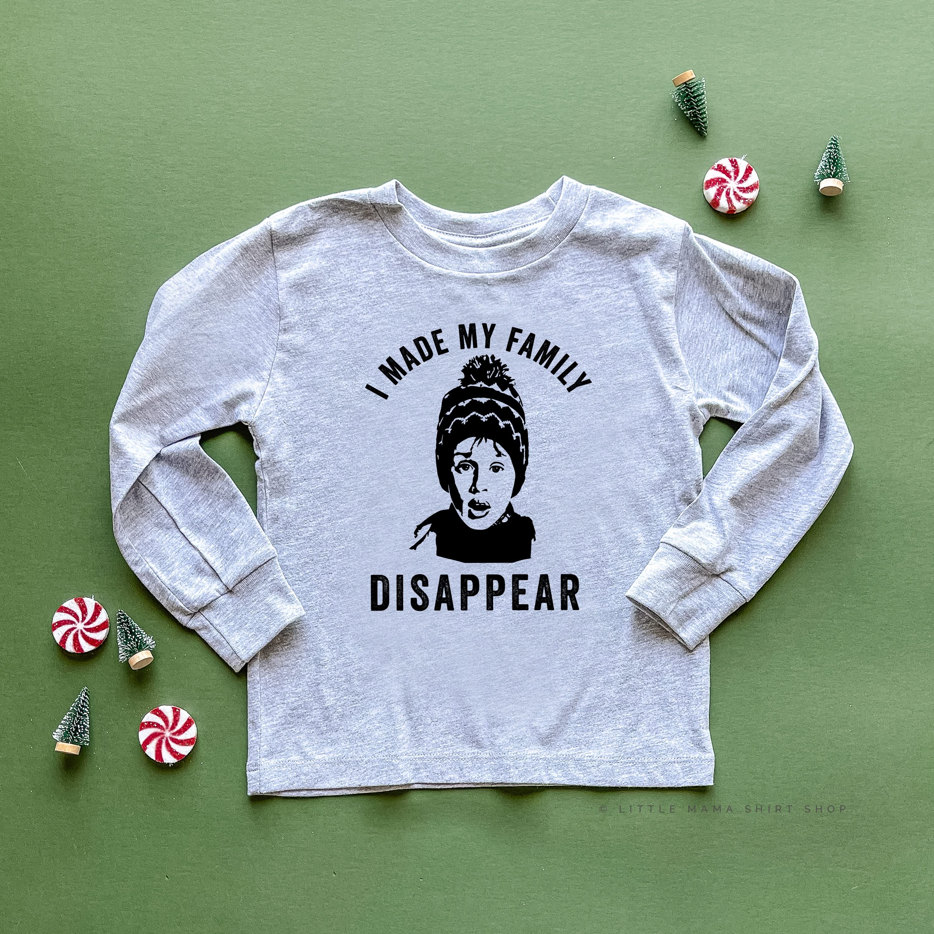 I Made My Family Disappear - Child Long Sleeve Tee - Image 3