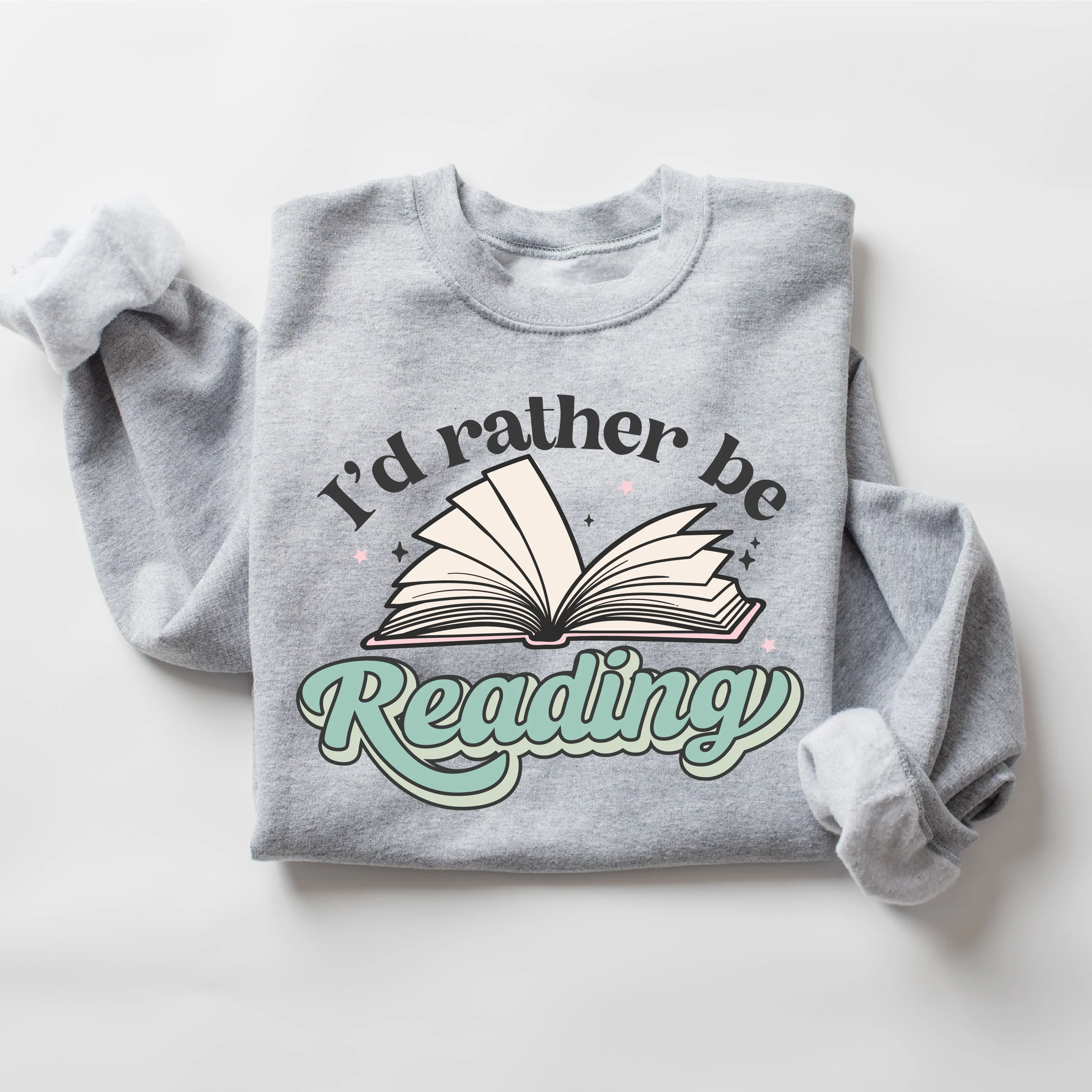 I'd Rather Be Reading - Basic Fleece - Image 2