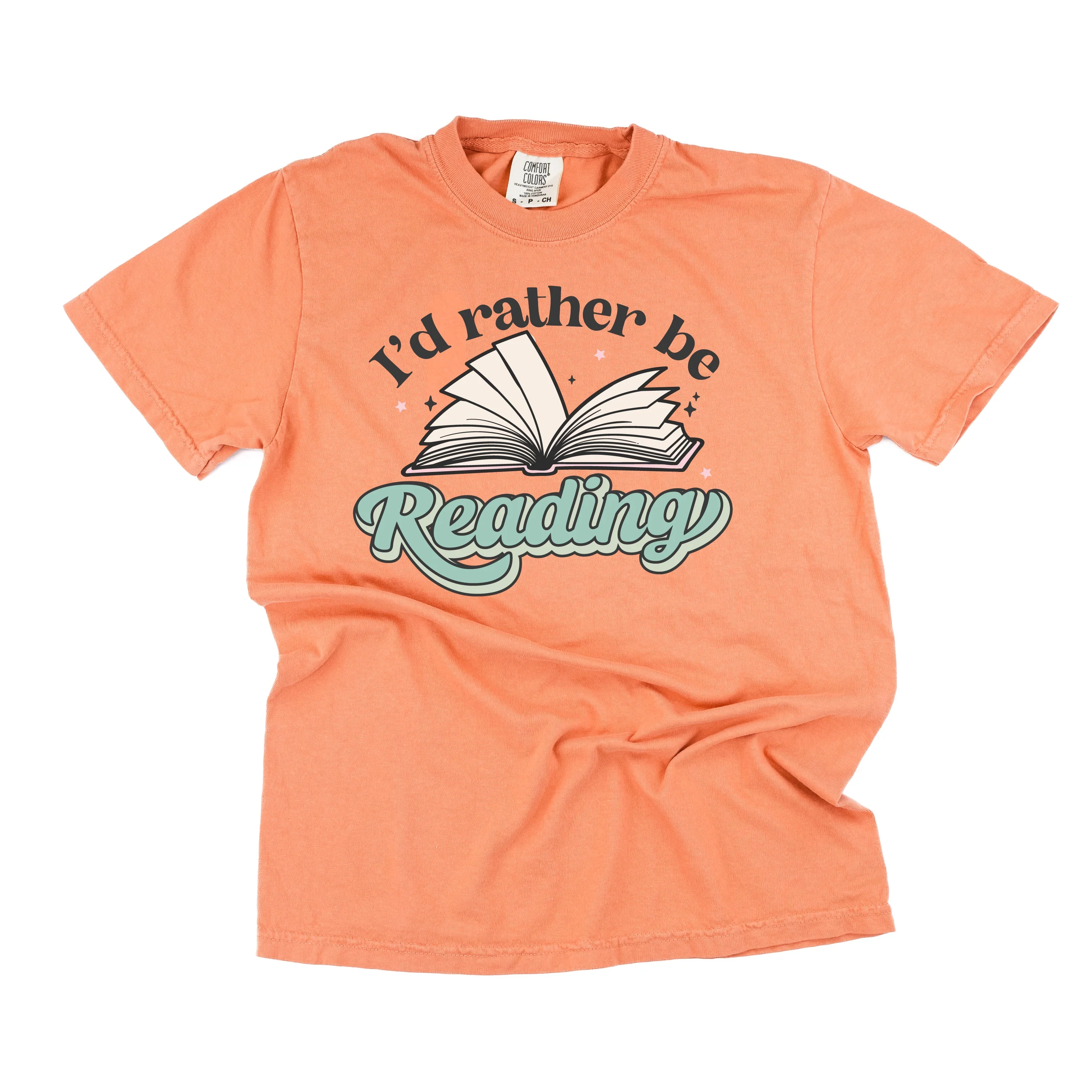I'd Rather Be Reading - Comfort Colors Tee - Image 8