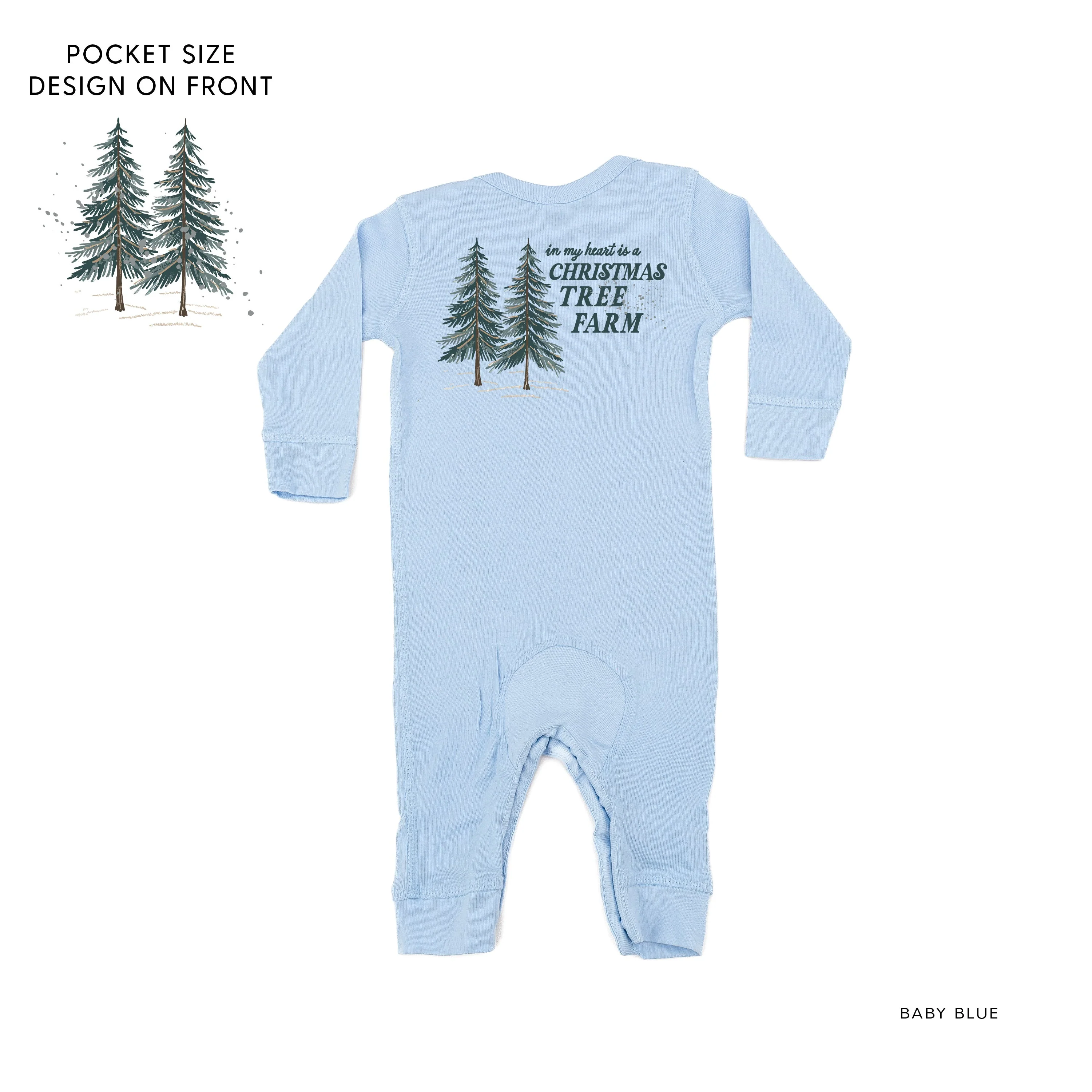 In My Heart Is A Christmas Tree Farm (pf&b) - Baby Sleeper - Image 6