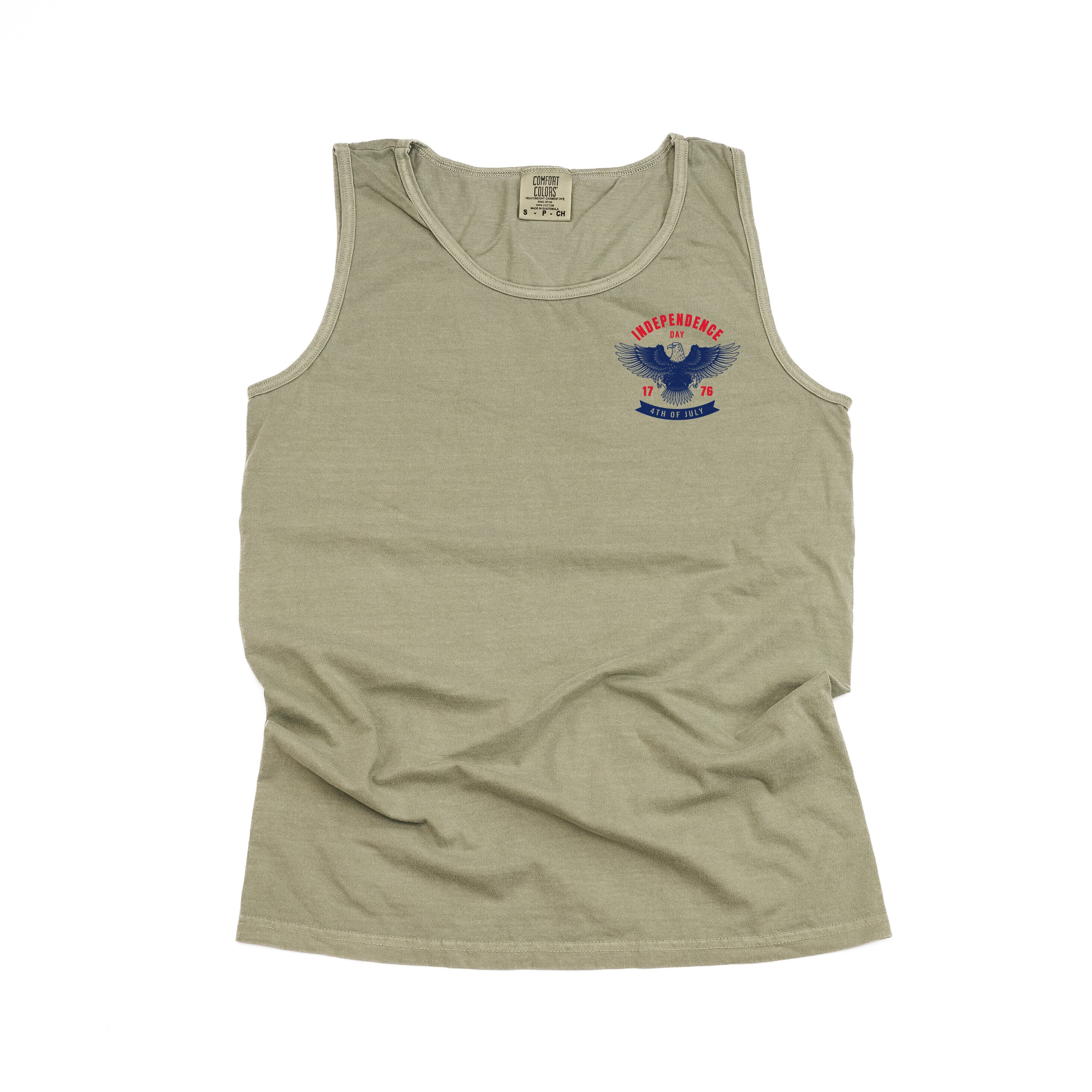 Independence Day - Eagle - Comfort Colors TANK - Image 2