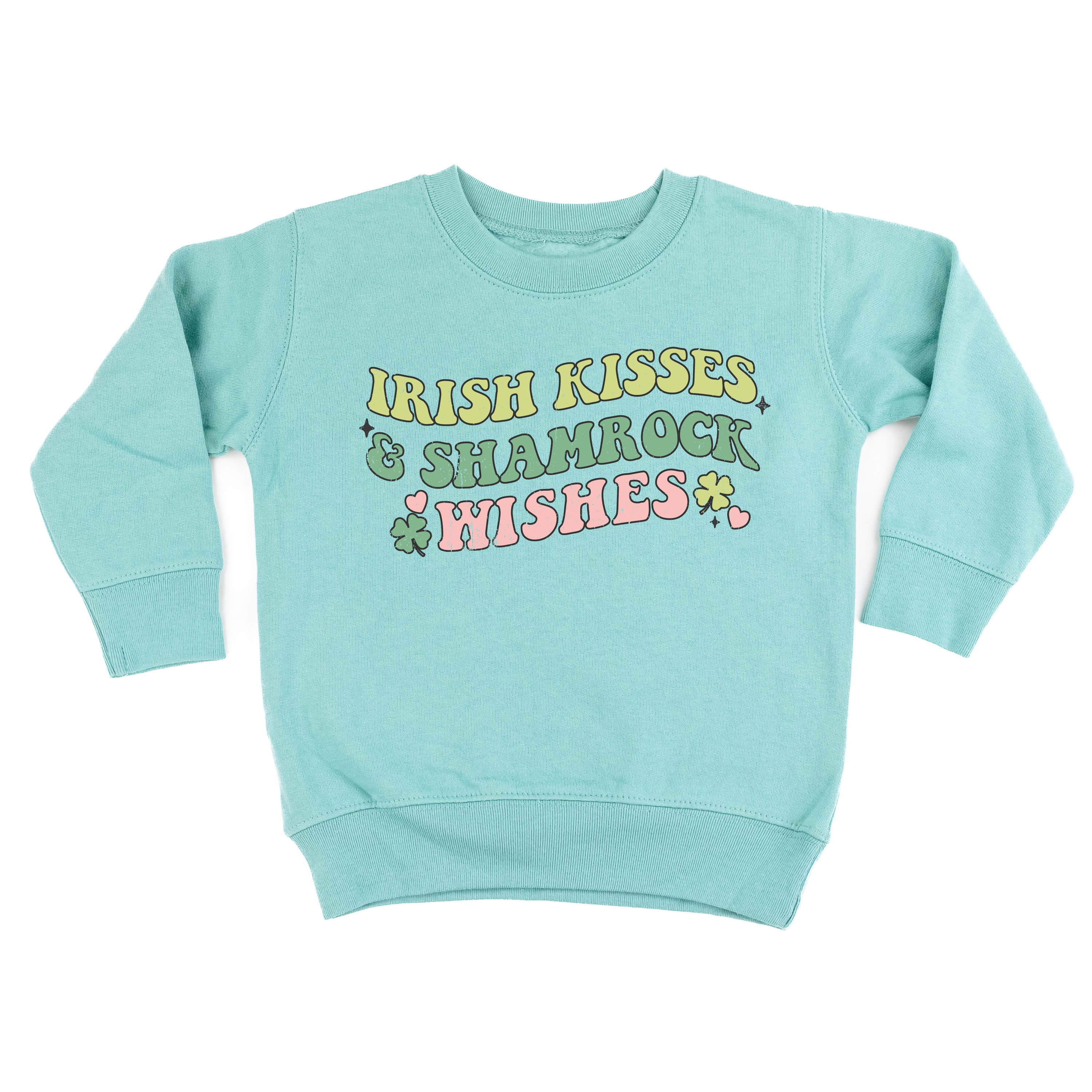 Irish Kisses & Shamrock Wishes - Child Sweater - Image 3