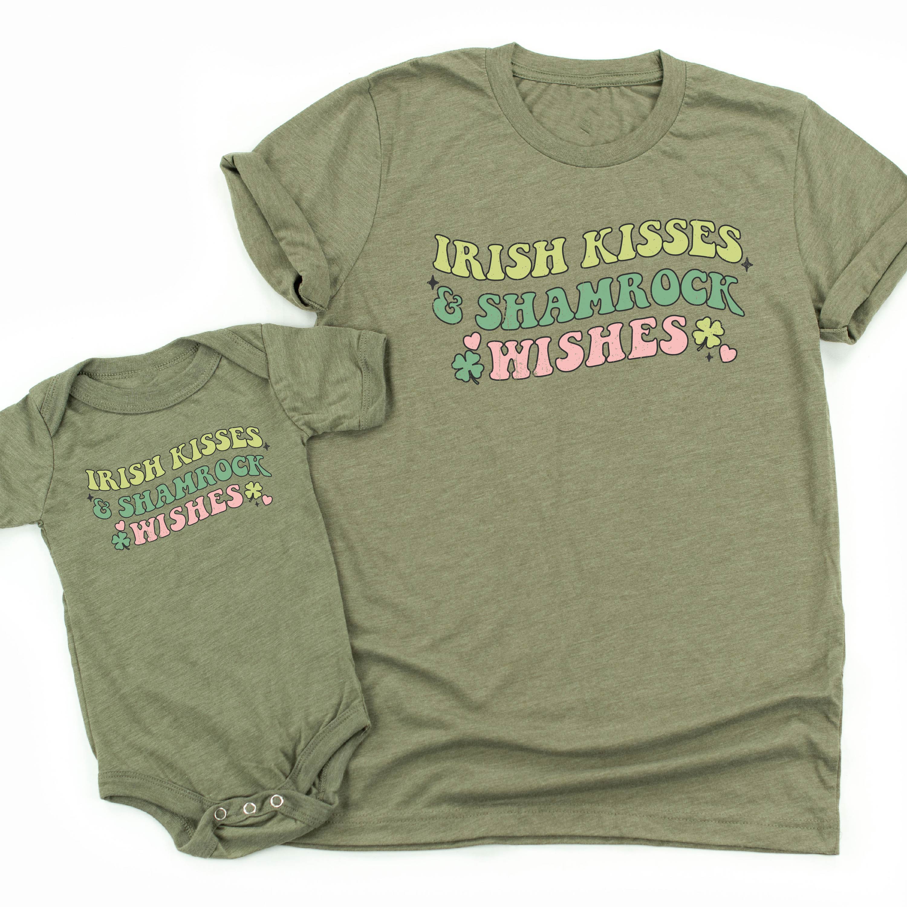 Irish Kisses & Shamrock Wishes - Set of 2 Tees - Image 2