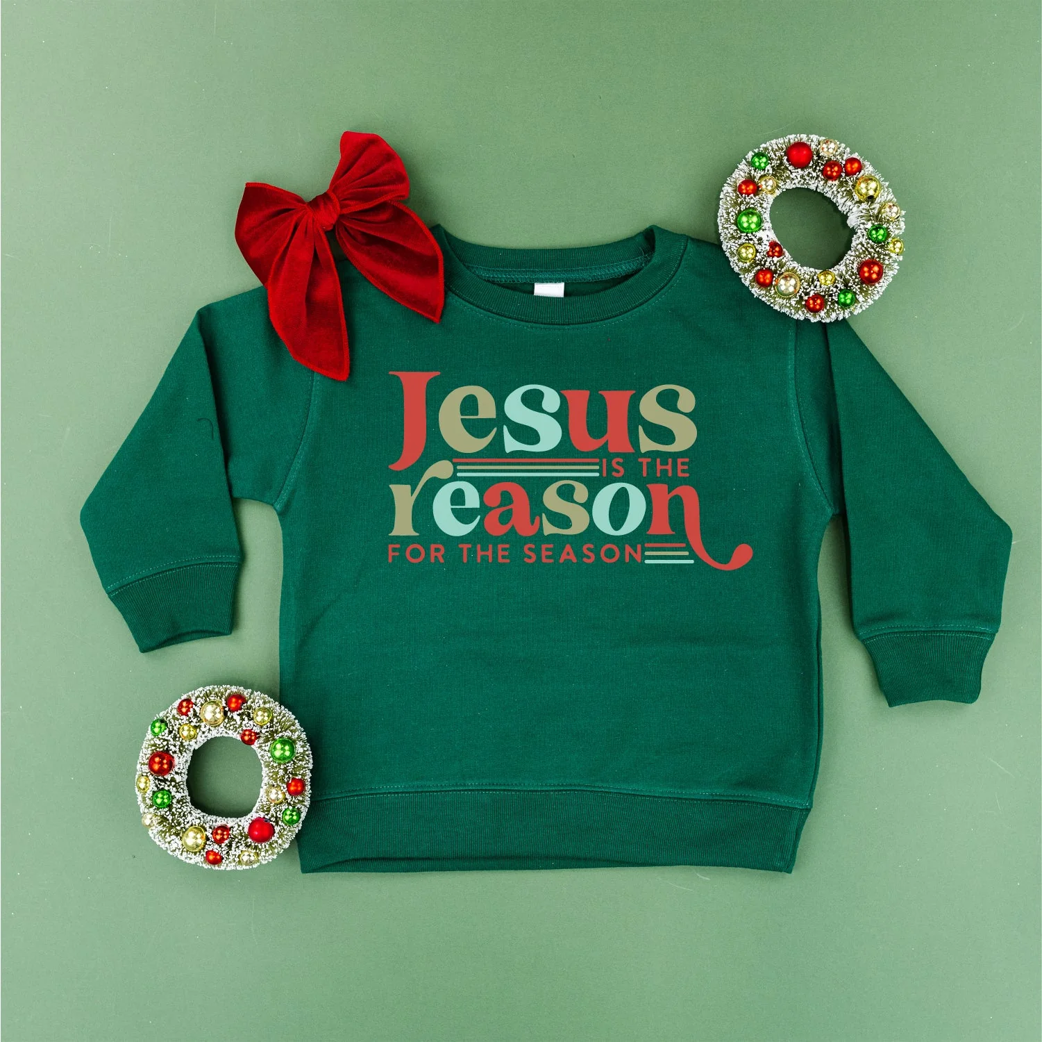 Jesus Is The Reason For The Season - Child Sweater - Image 5
