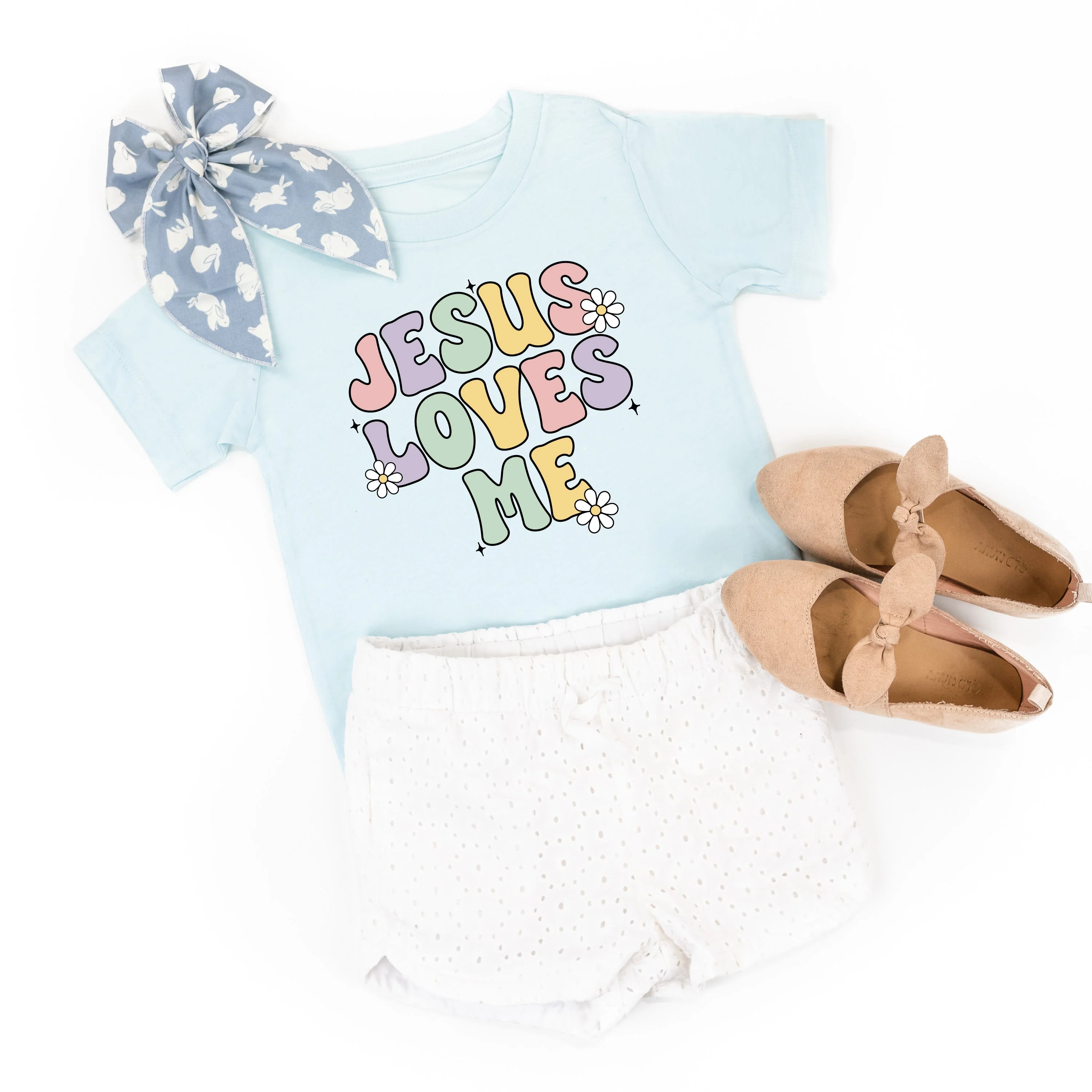 Girl Version - Jesus Loves Me - Child Tee - Image 5