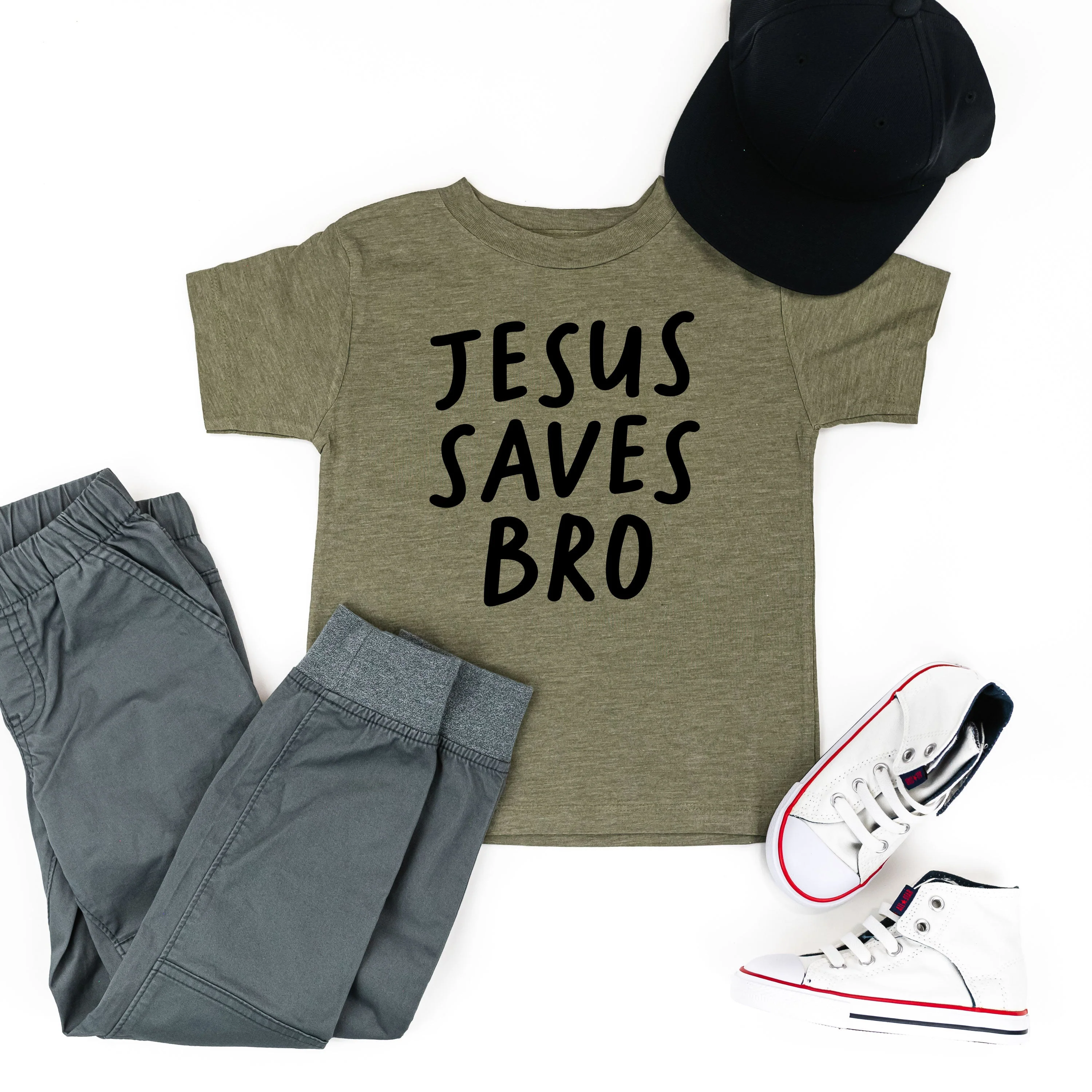 Jesus Saves Bro - Child Tee - Image 2