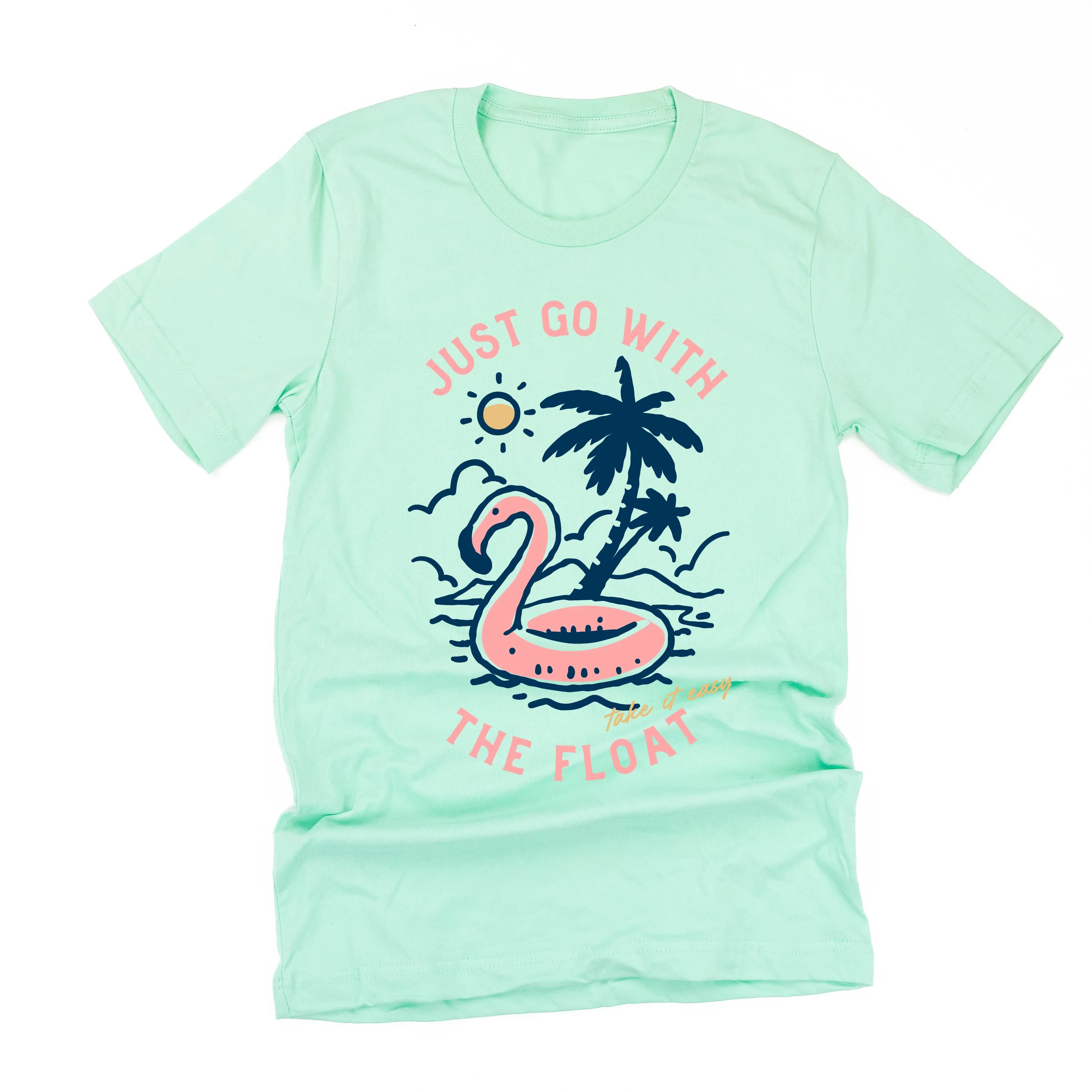 Just Go With The Float - Unisex Tee - Image 2