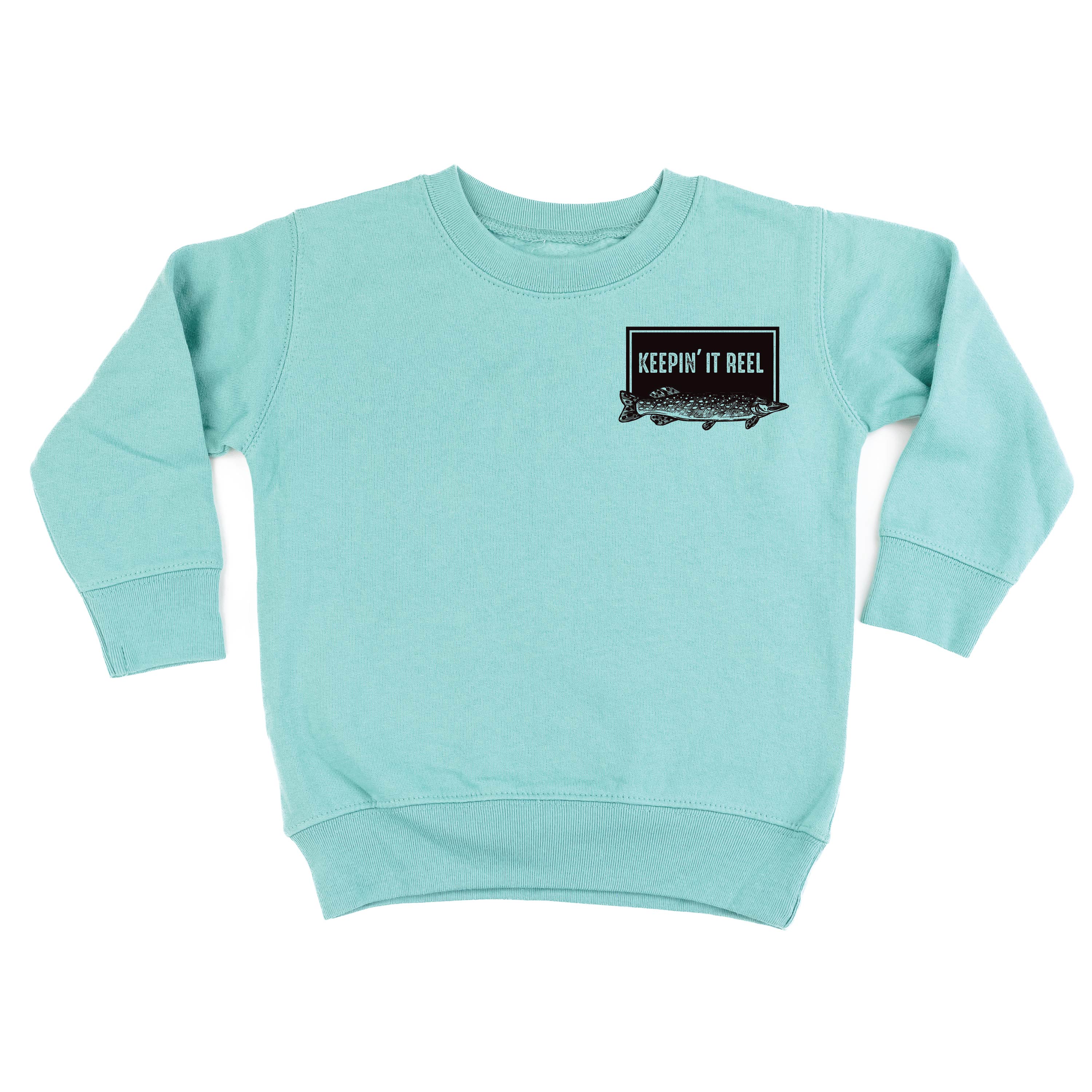 Keepin' It Reel - Fishing Reel (pf&b) - Child Sweater - Image 12