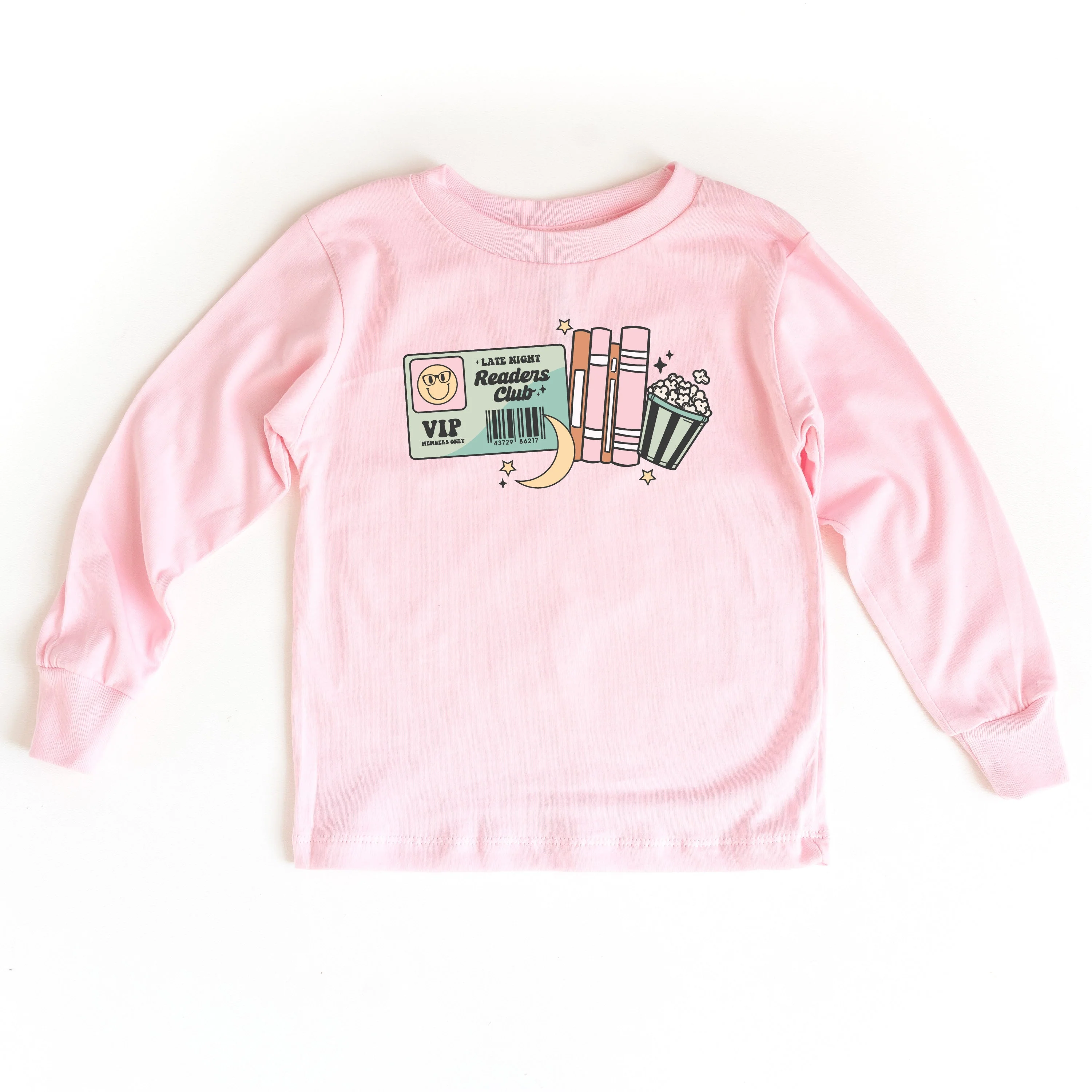 Late Night Readers Club - Child Long Sleeve Tee - Image 4