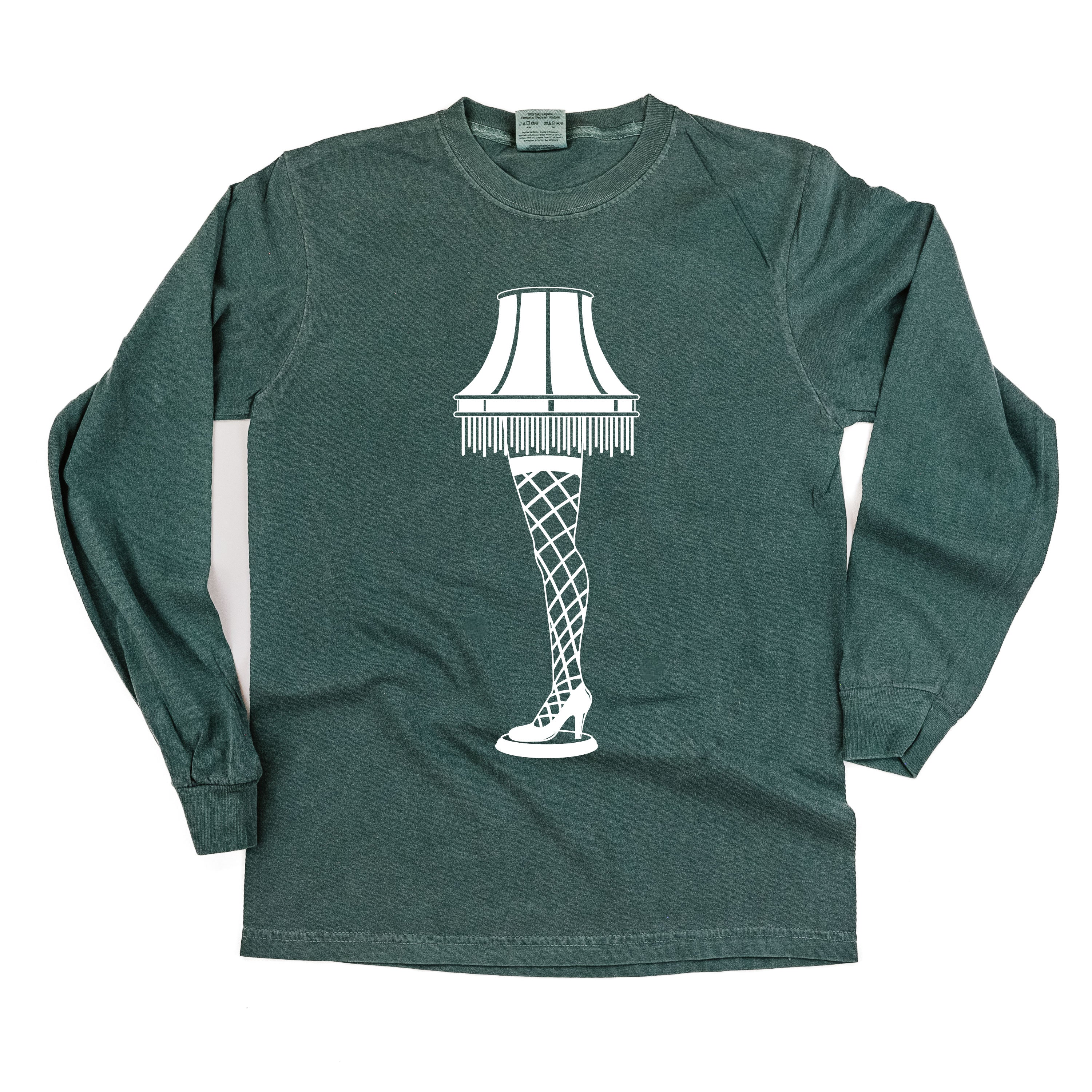 Leg Lamp - Fragile (f&b) - Long Sleeve Comfort Colors Tee - Image 6