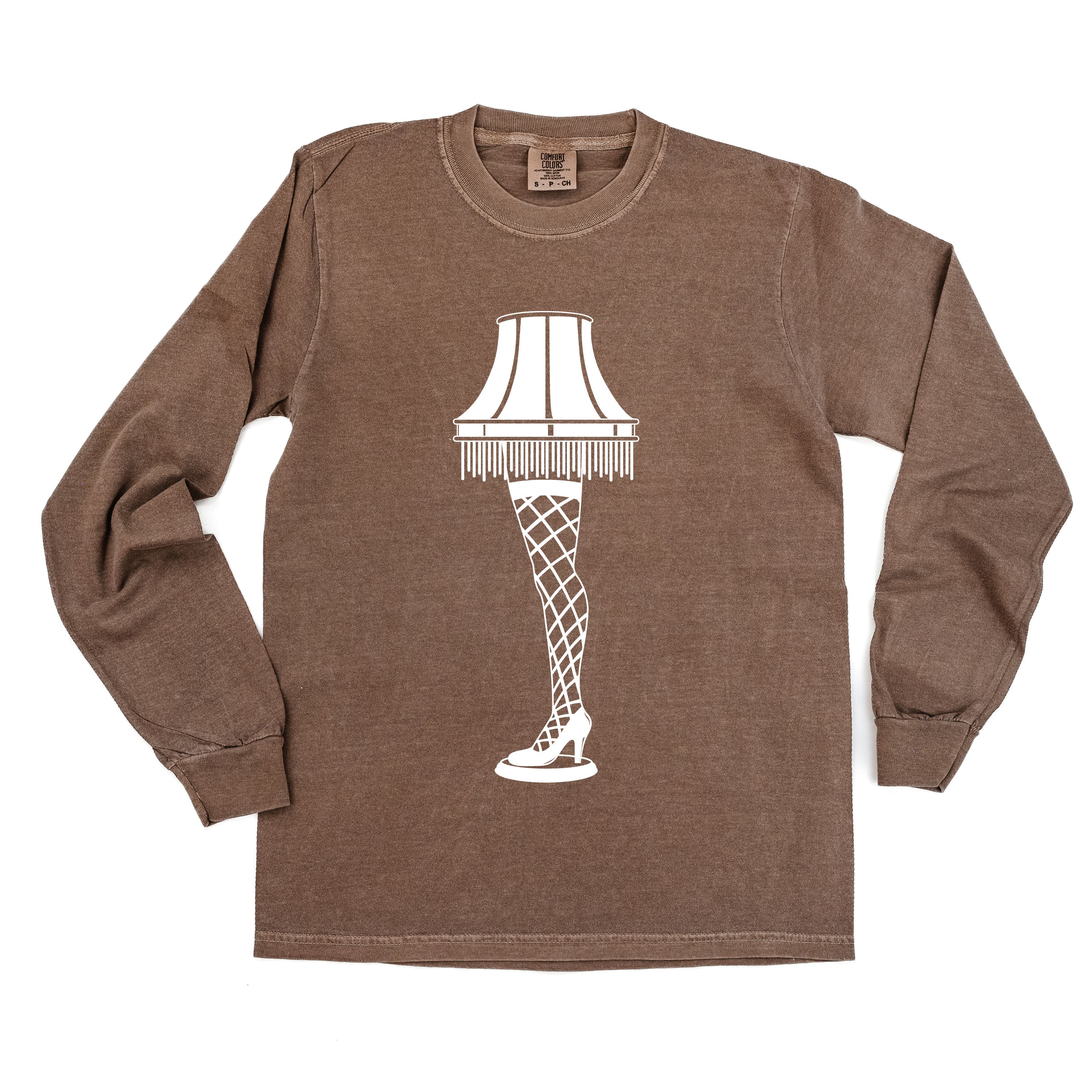 Leg Lamp - Fragile (f&b) - Long Sleeve Comfort Colors Tee - Image 7