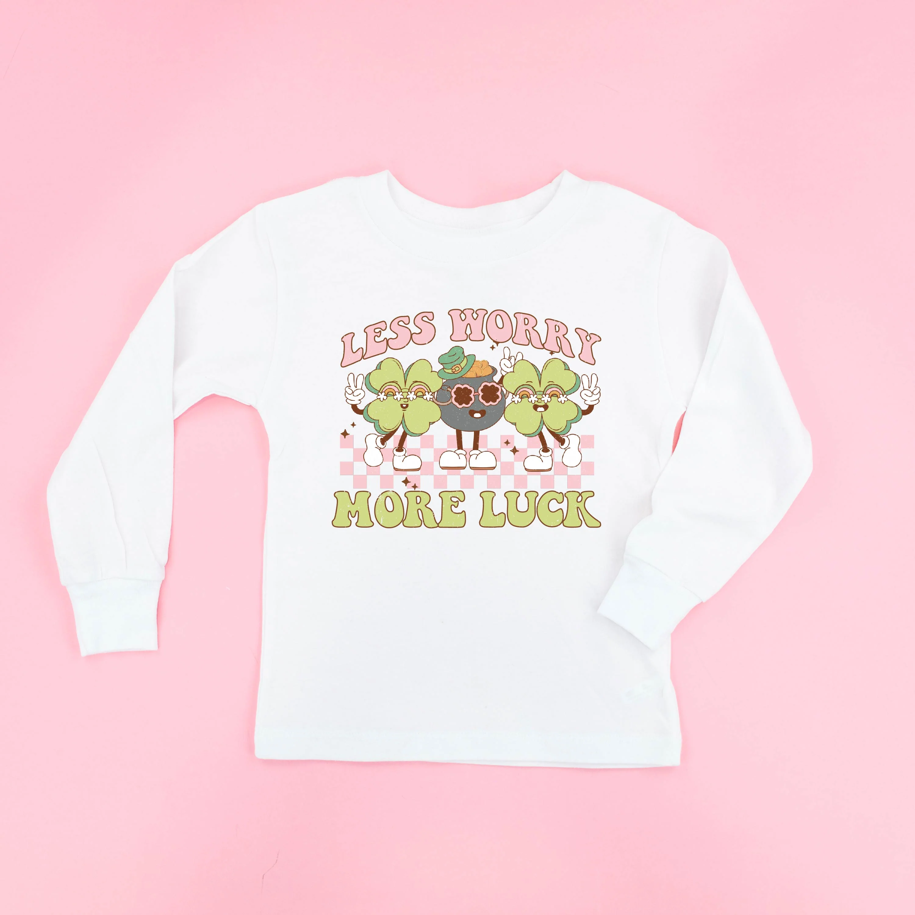 Less Worry More Luck - Child Long Sleeve Tee