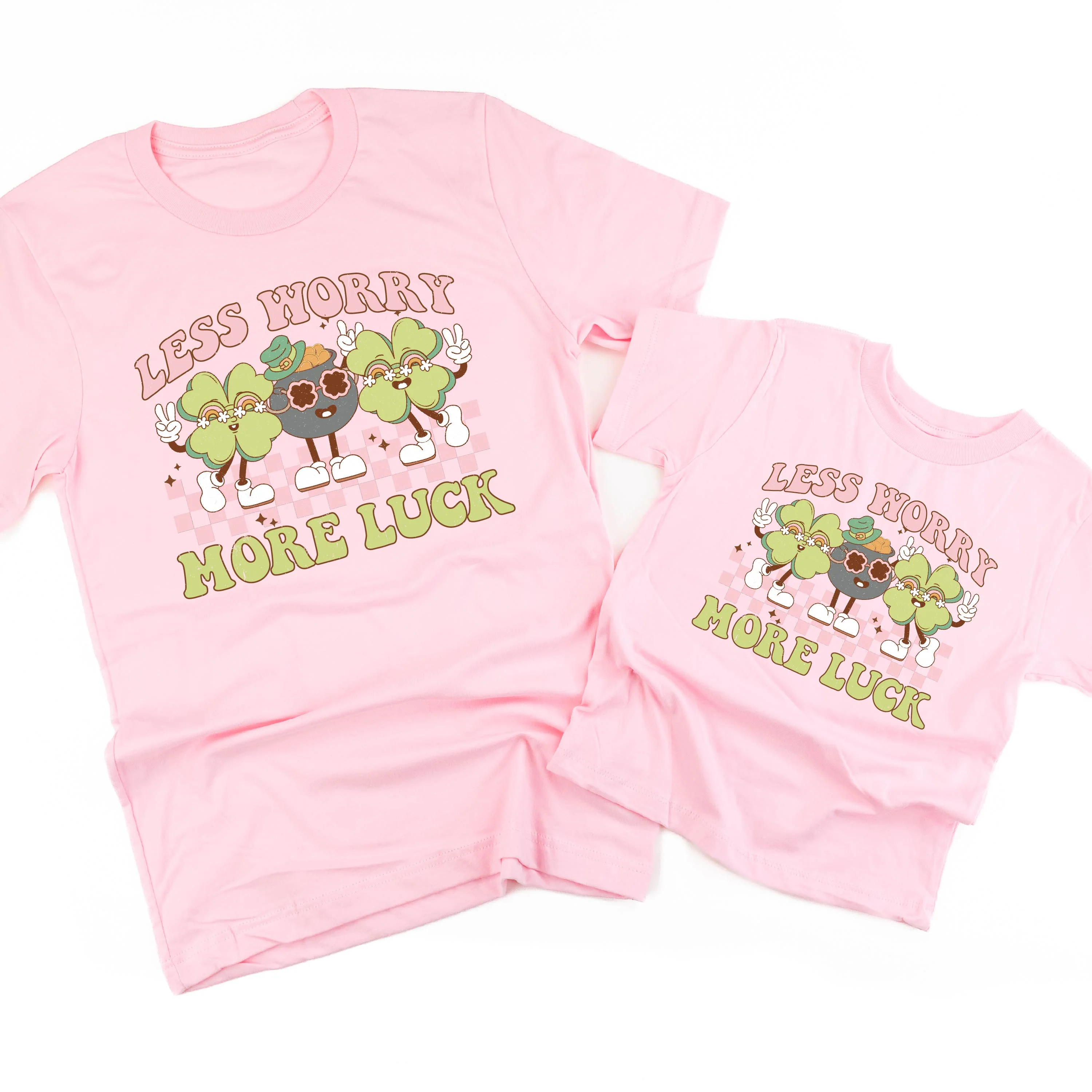 Less Worry More Luck - Set of 2 Tees - Image 2