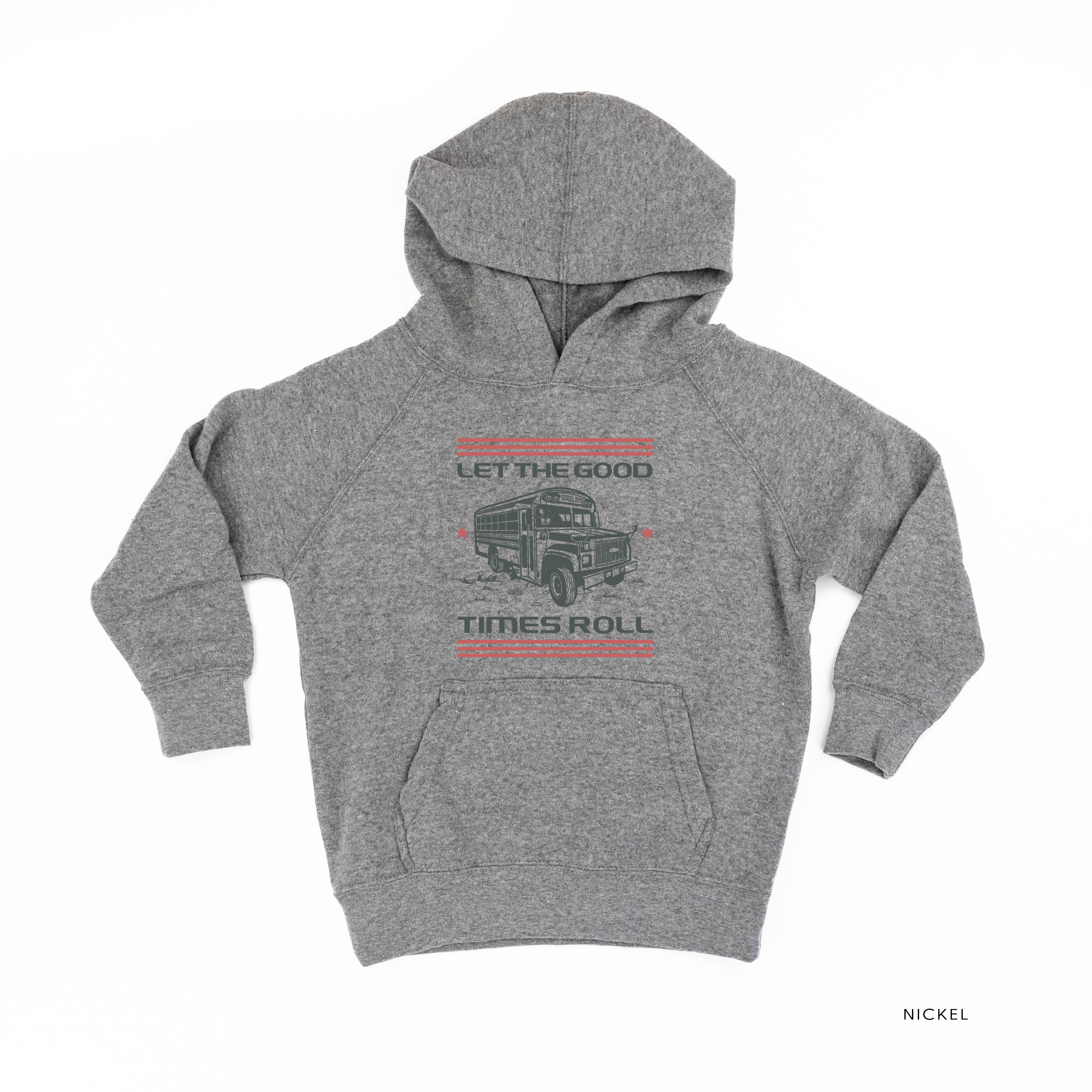 Let the Good Times Roll - School Bus - Child HOODIE - Image 2