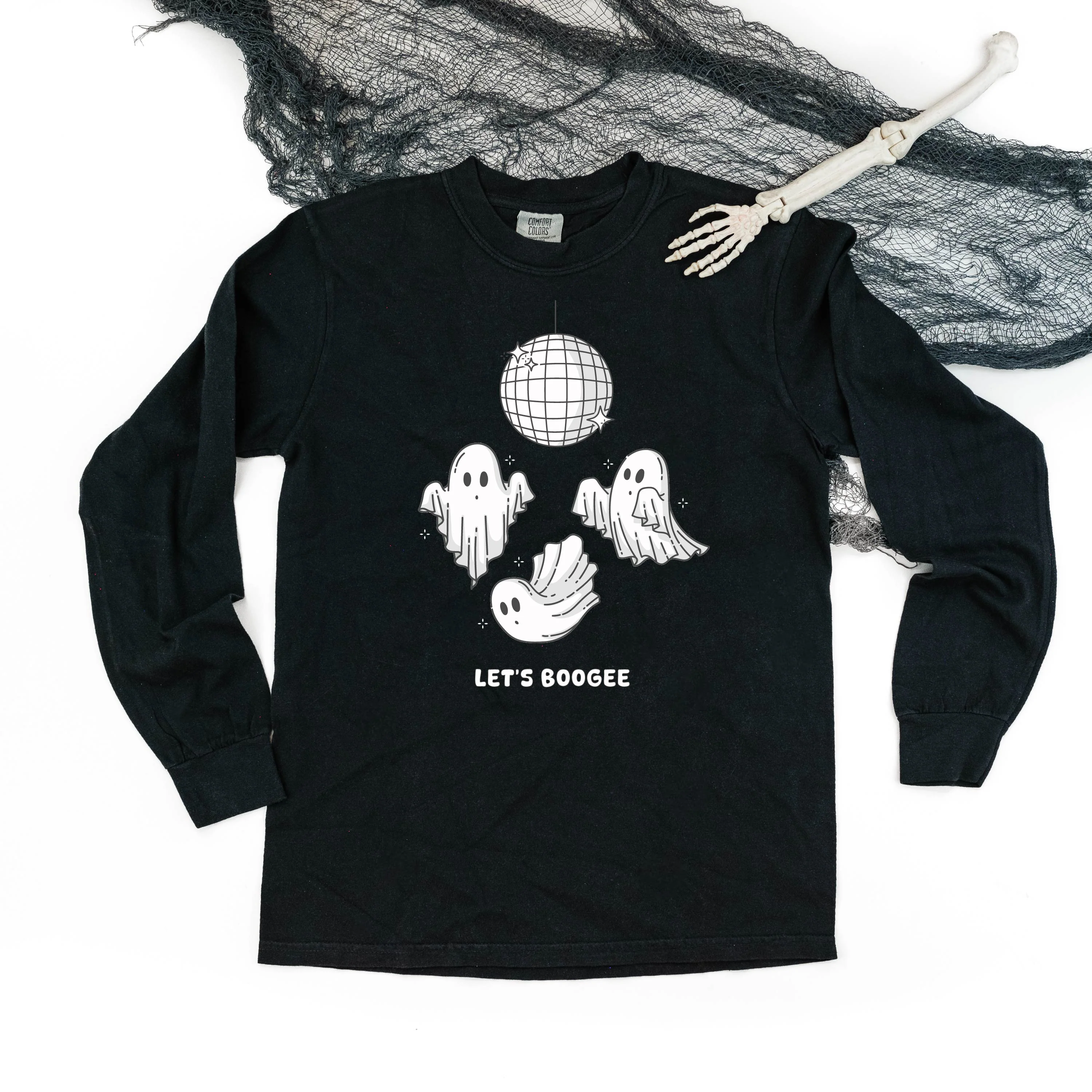 Let's Boogee - Long Sleeve Comfort Colors Tee