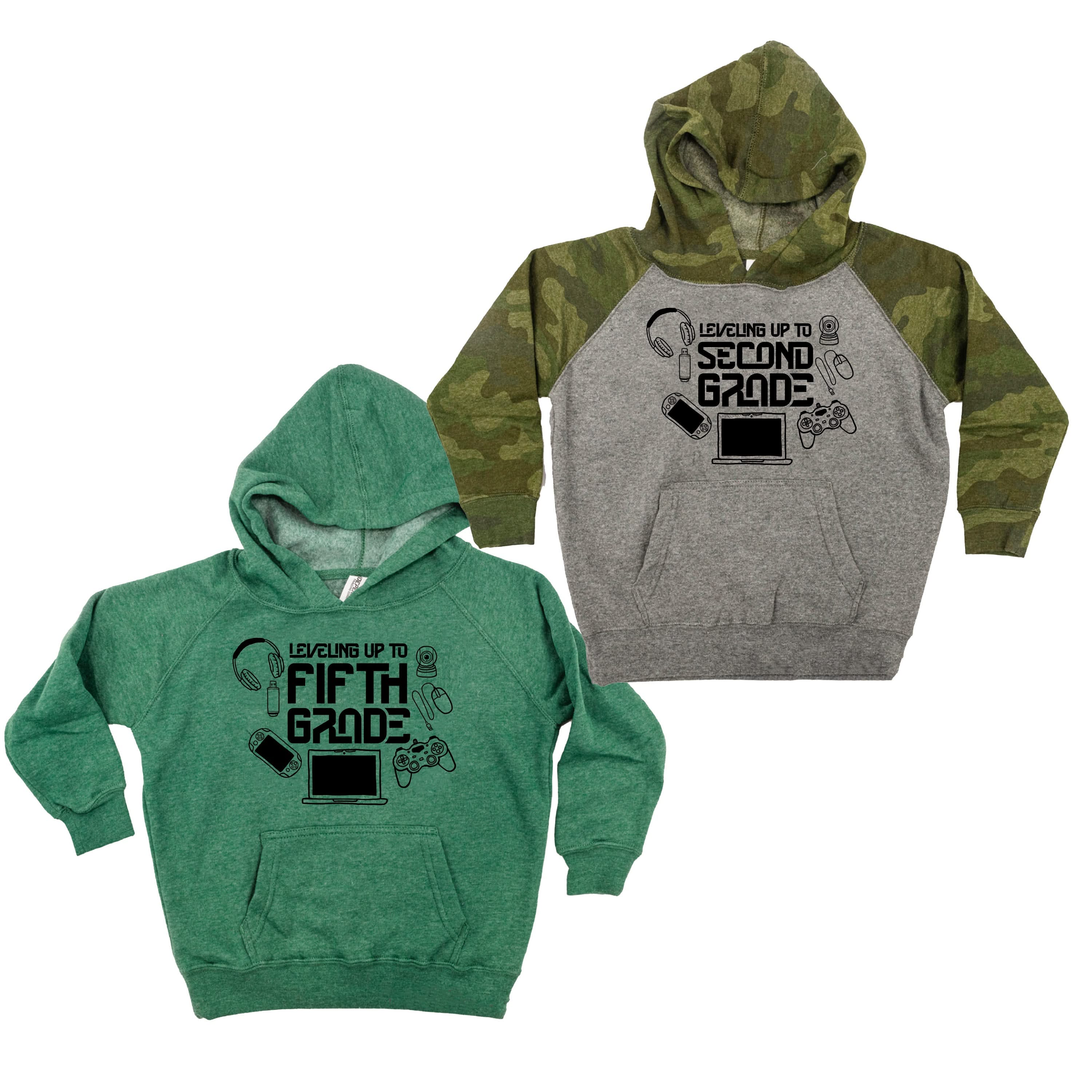 Leveling Up To (Choose Your Grade) - Child HOODIE - Image 6