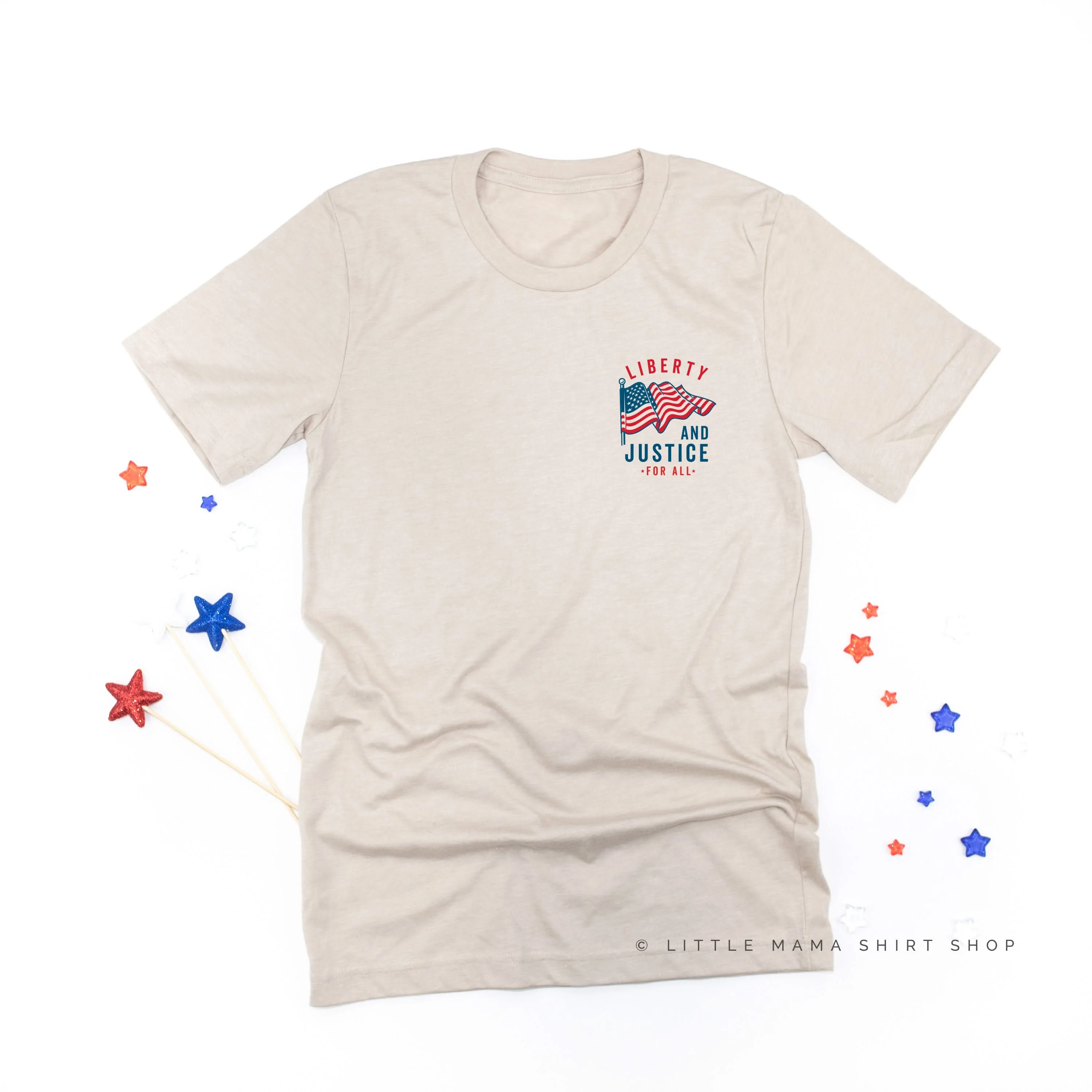 Liberty And Justice For All - Unisex Tee - Image 3