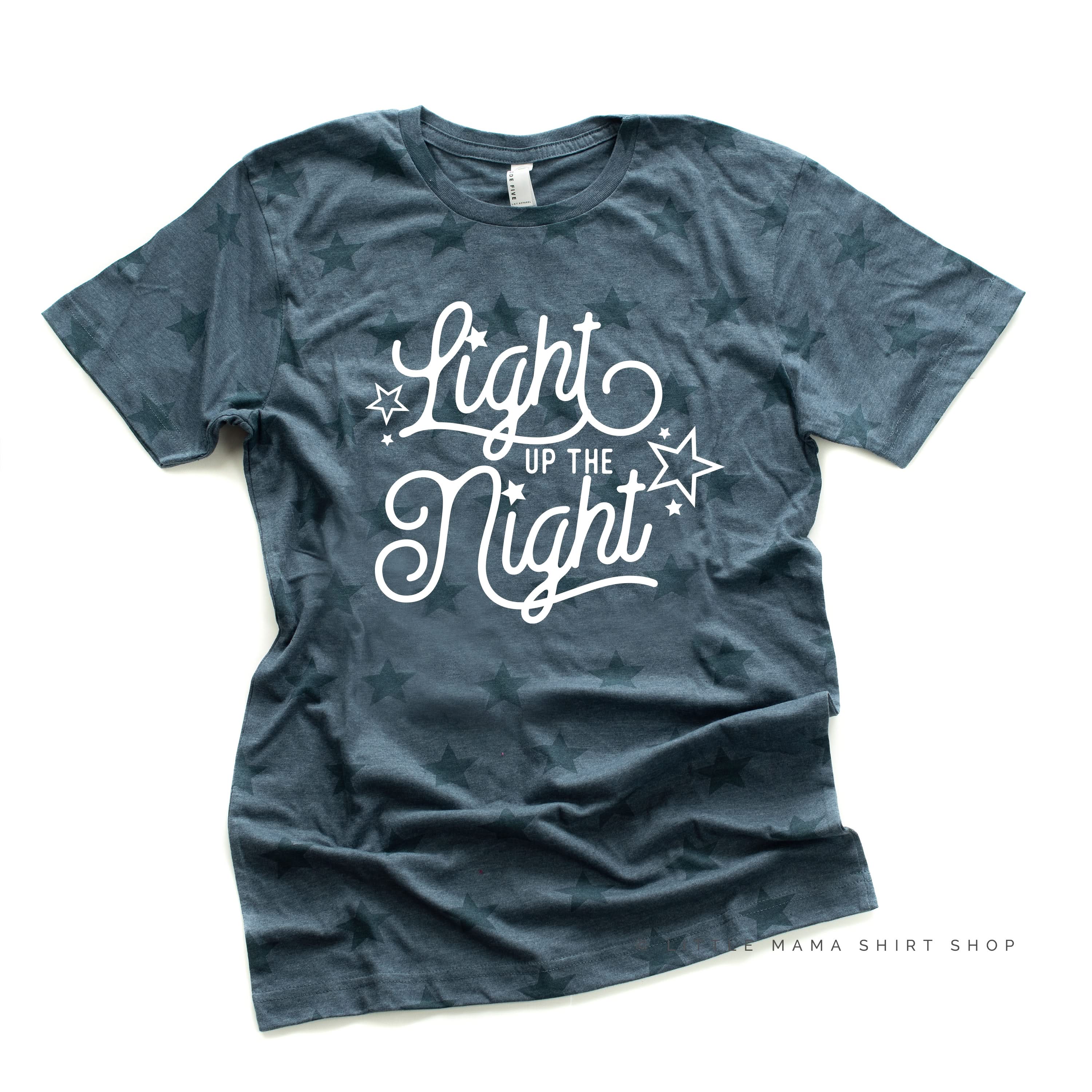 Light Up The Night - Unisex STAR Tee - Image 3