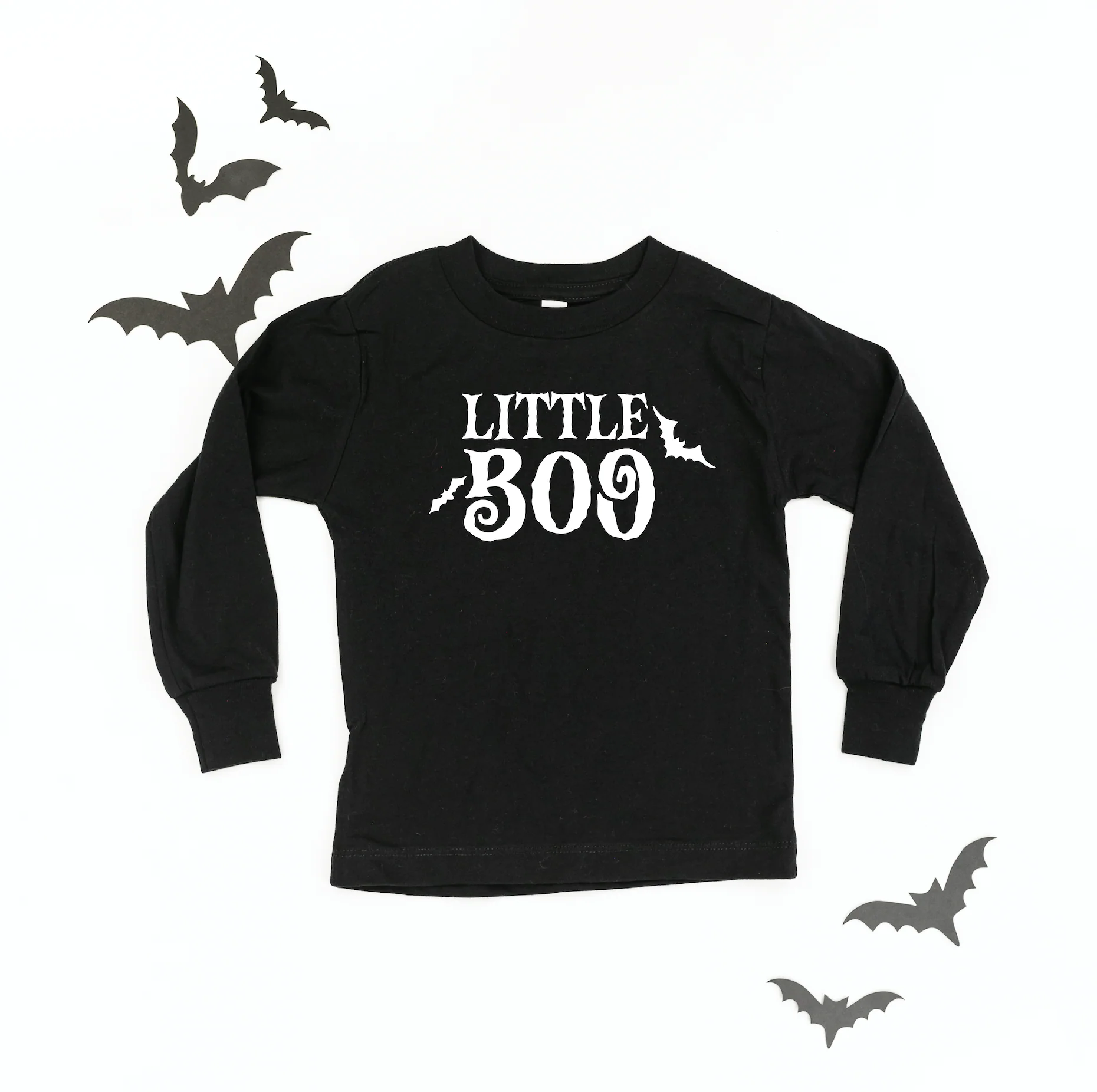 Little Boo (Bats) - Child Long Sleeve Tee - Image 2