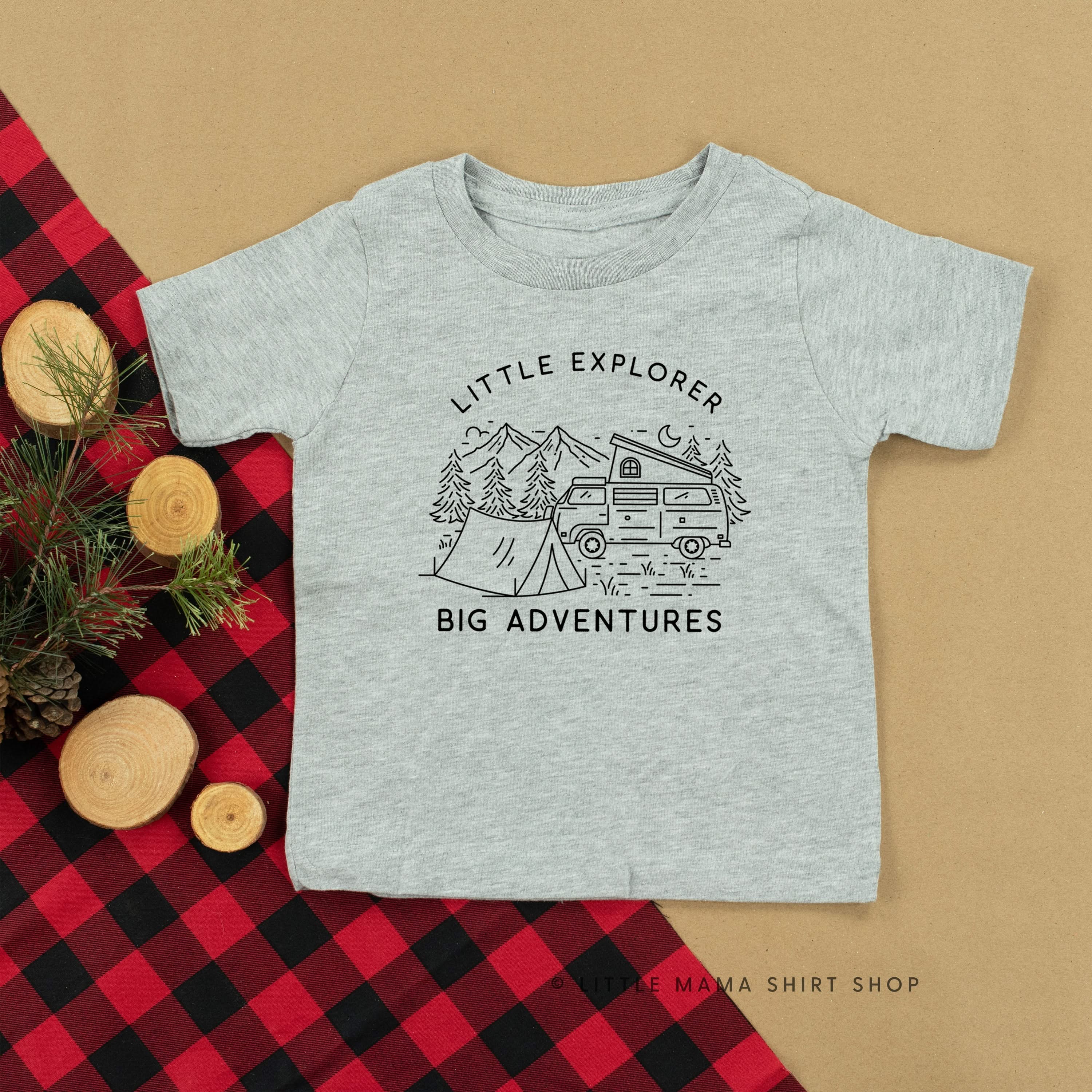 Little Explorer Big Adventures - Child Tee - Image 4