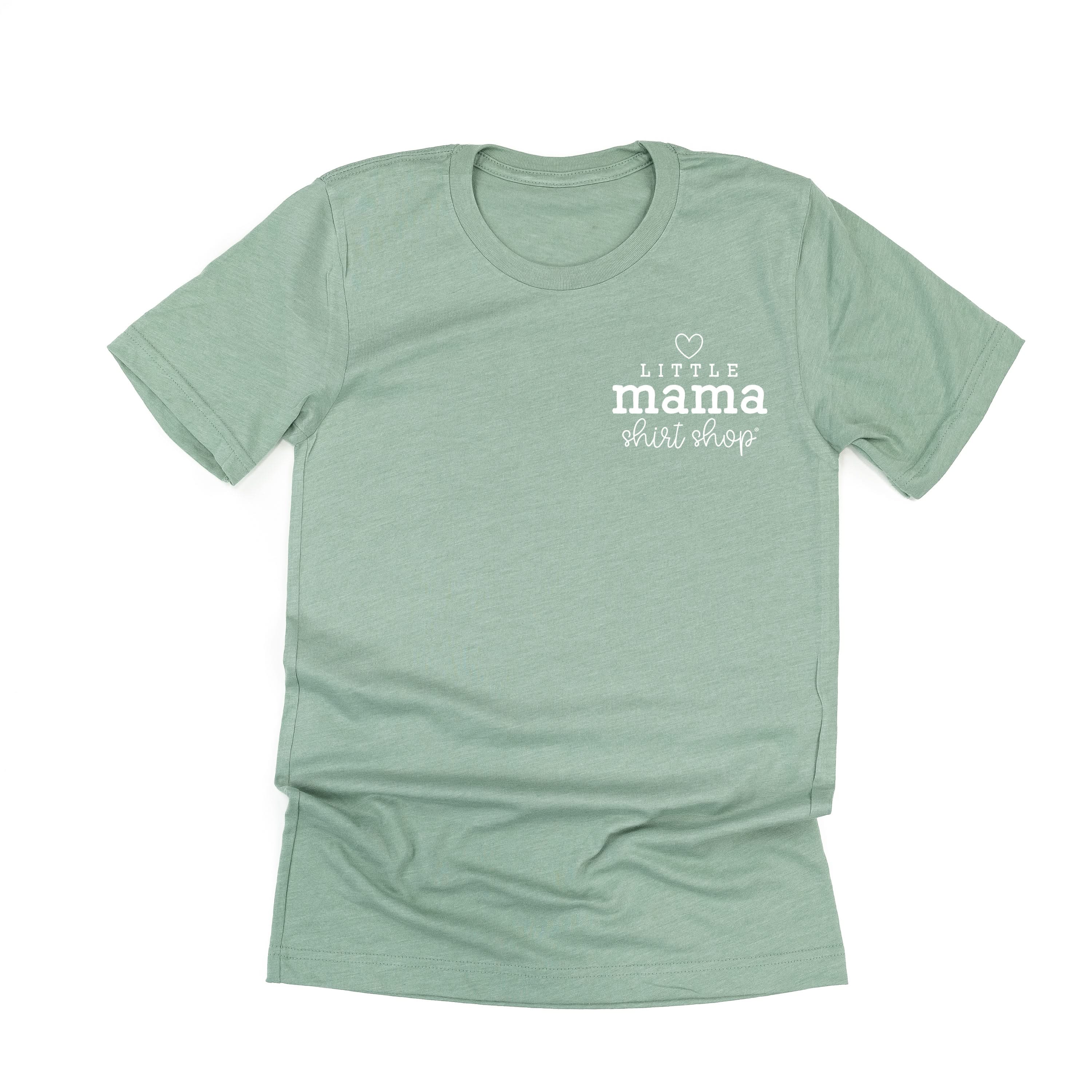 Little Mama Shirt Shop® Logo Tee (Pocket Logo Front, Large Logo on Back) - Unisex Tee - Image 3