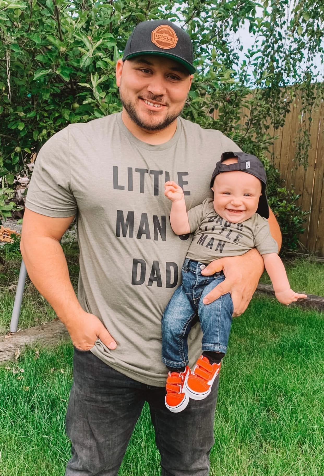 Little Man's Dad - Unisex Tee - Image 2