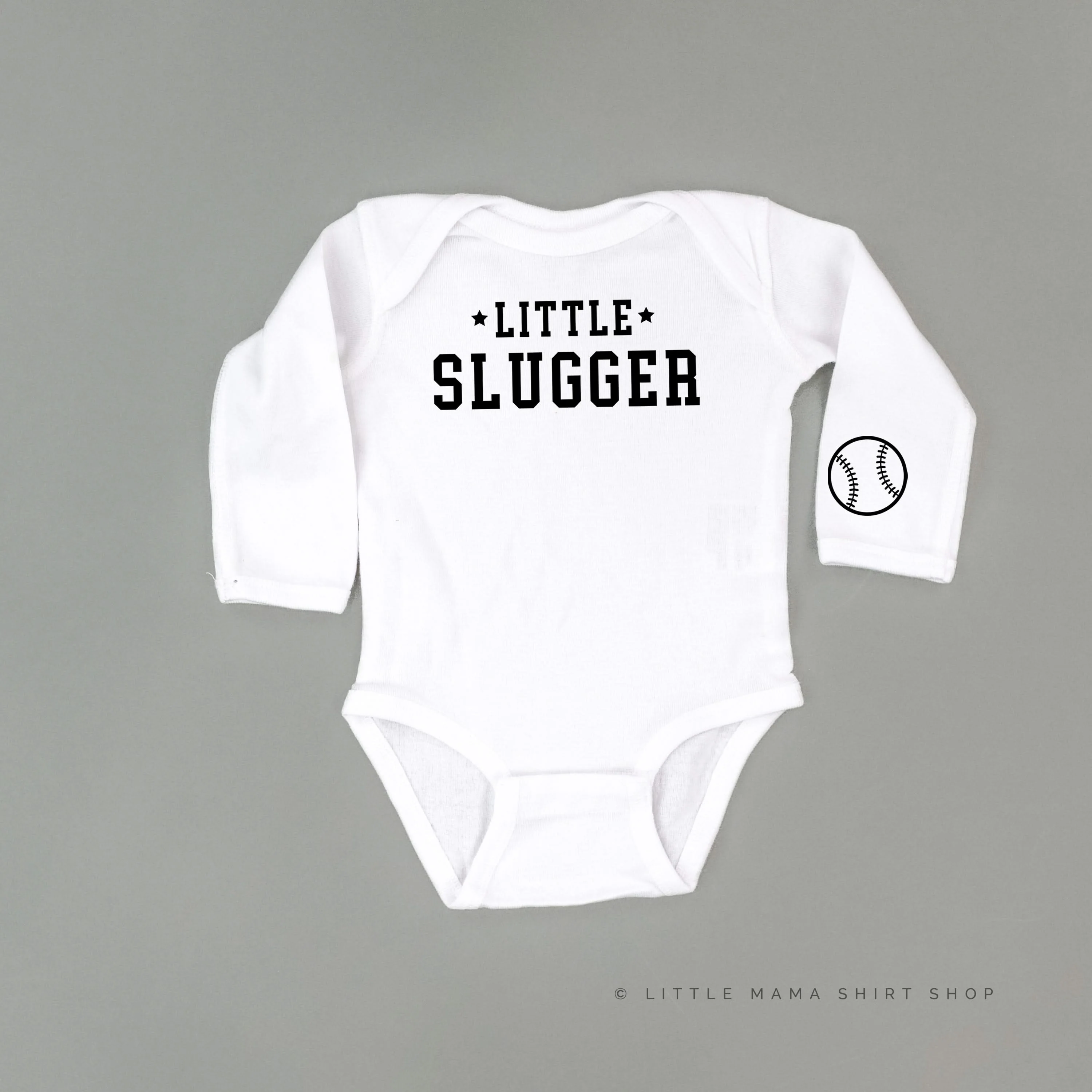 Little Slugger (wd) - Child Long Sleeve Tee - Image 4
