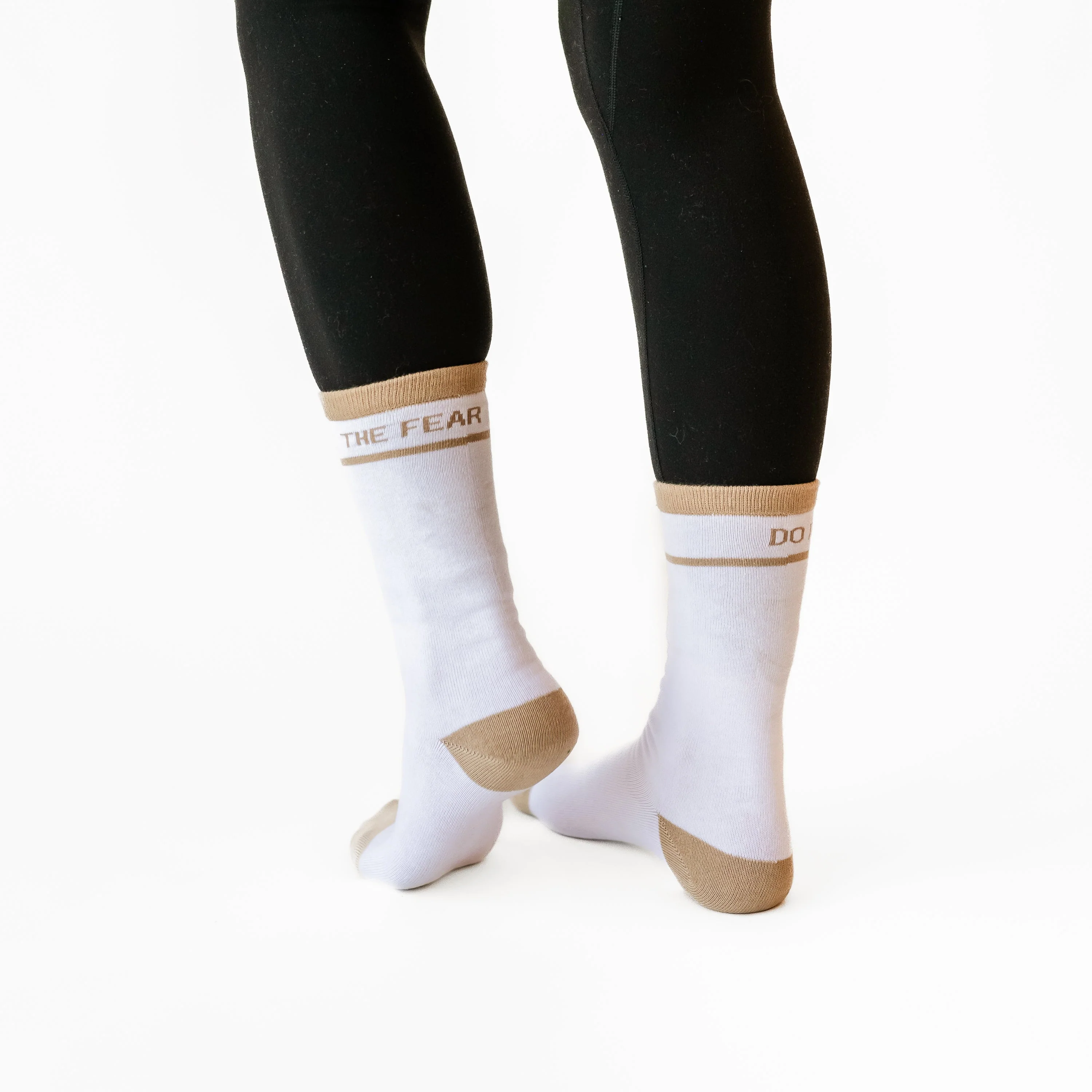 LMSS® ADULT CREW SOCKS - Feel the Fear And Do It Anyway - Image 5