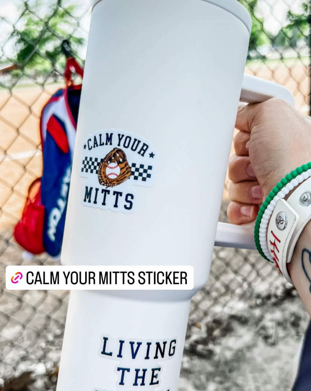 LMSS® STICKER - CALM YOUR MITTS - Image 2
