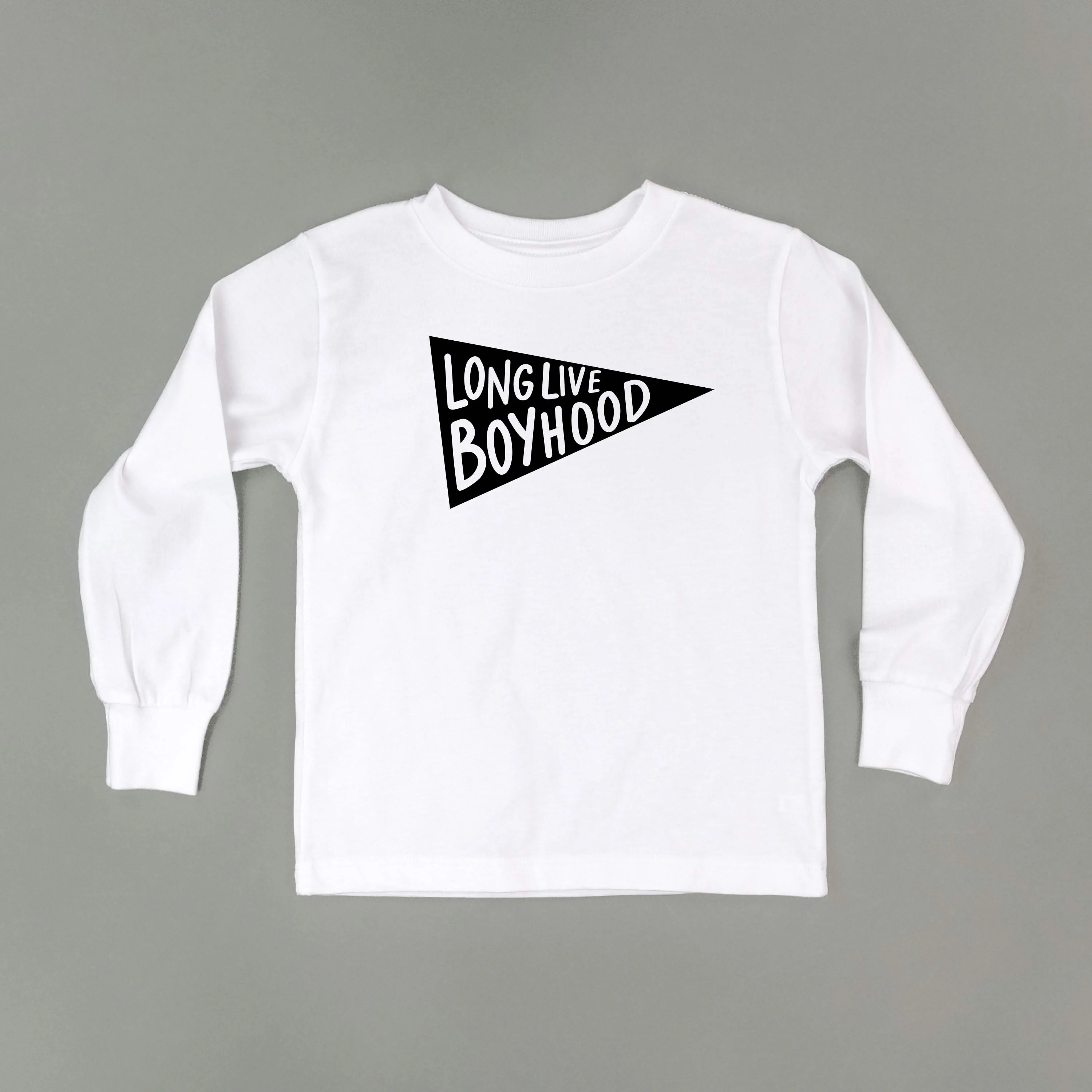 Long Live Boyhood - Child Long Sleeve Tee - Image 6
