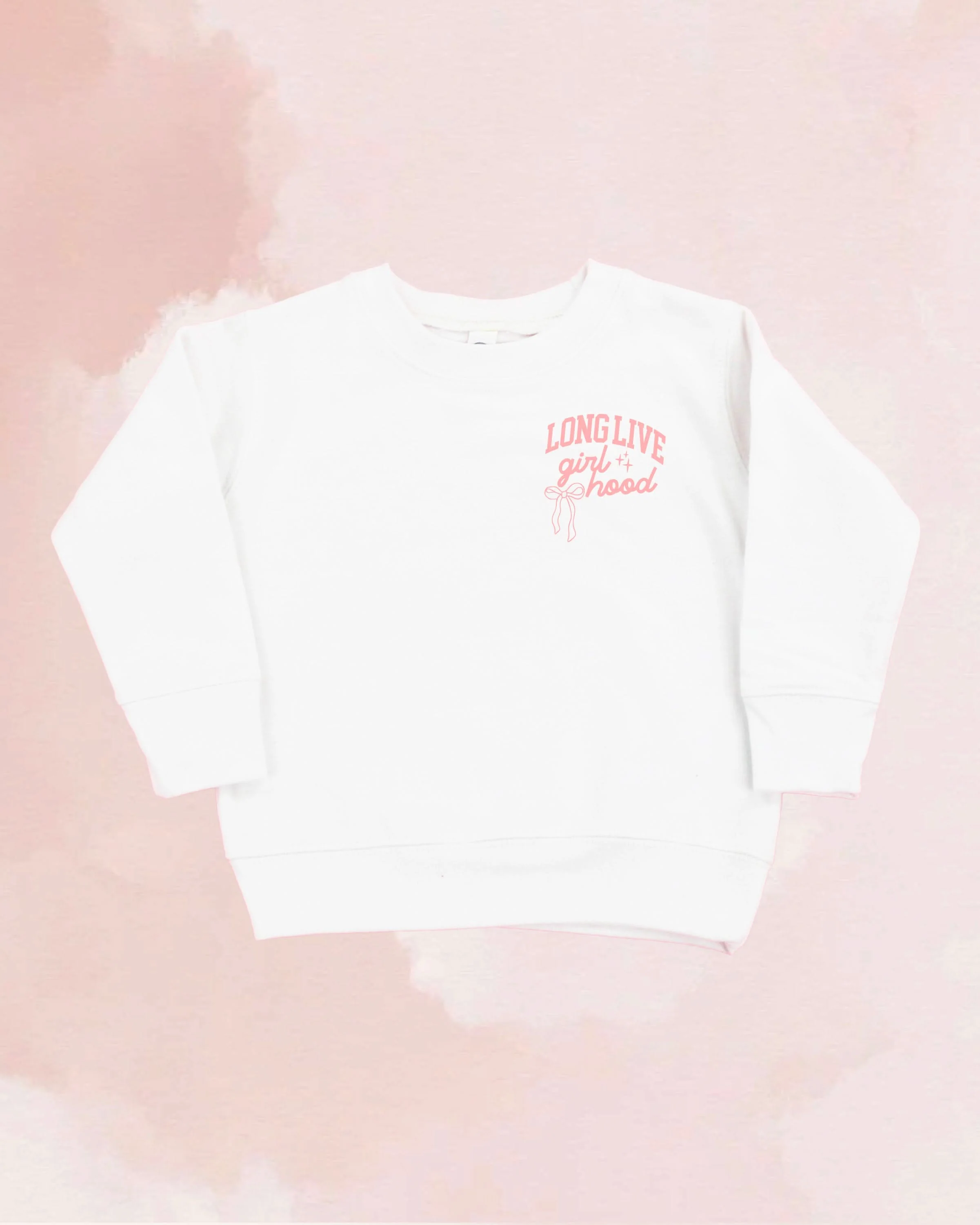 Long Live Girlhood Child Sweater – Cozy Youth Sweatshirt | Little Mama Shirt Shop - Image 3