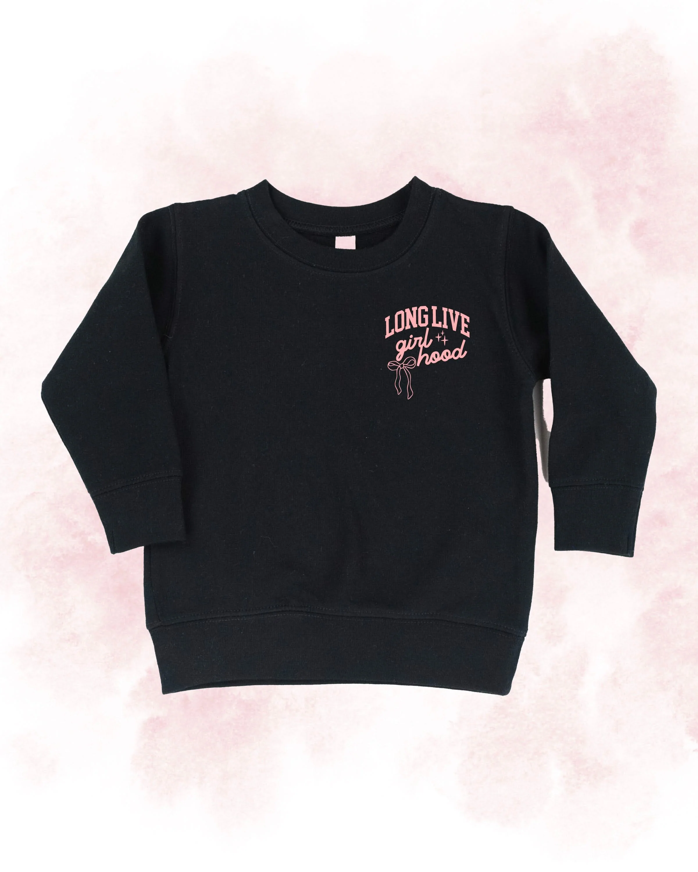 Long Live Girlhood Child Sweater – Cozy Youth Sweatshirt | Little Mama Shirt Shop - Image 4