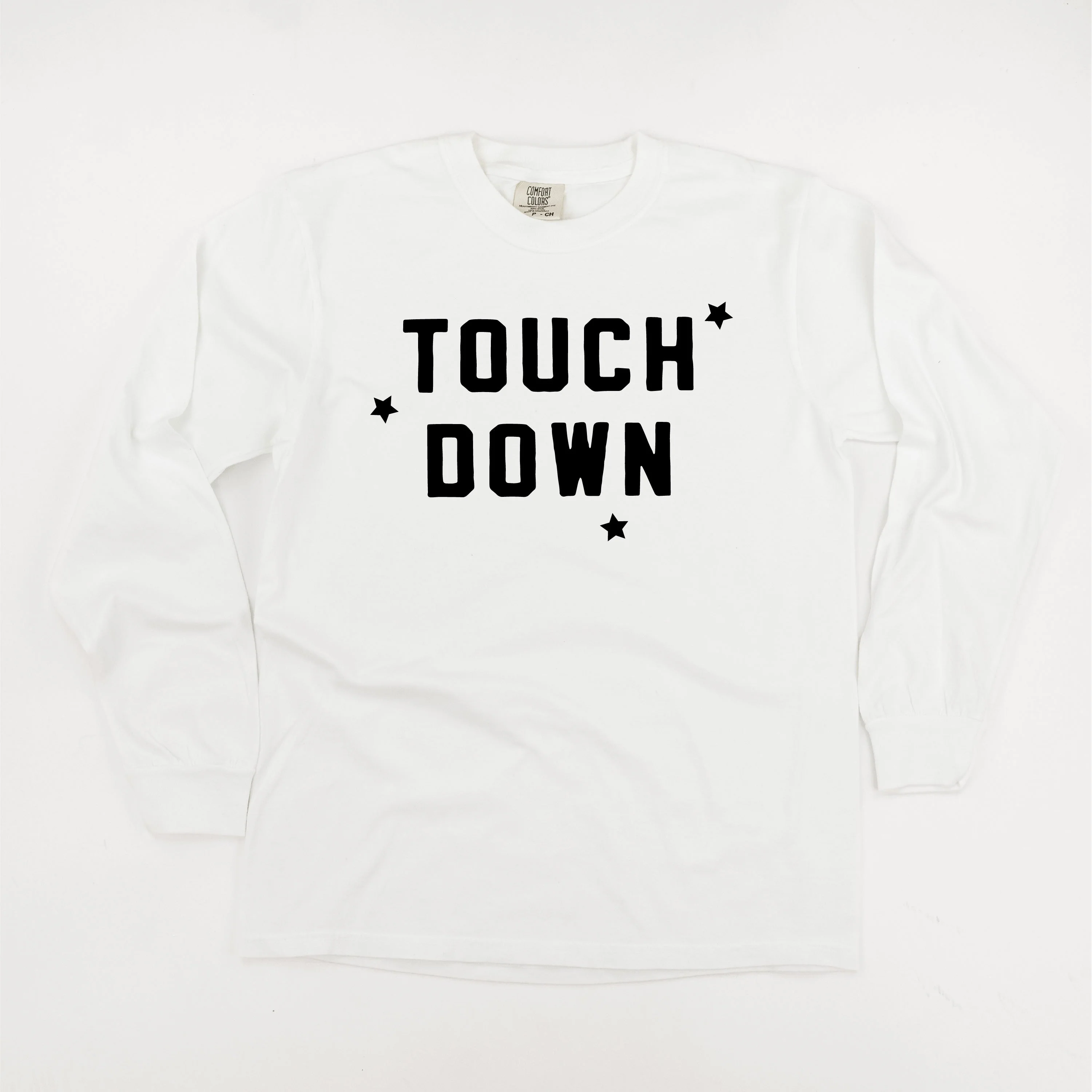 Touch Down - Long Sleeve Comfort Colors Tee - Image 11