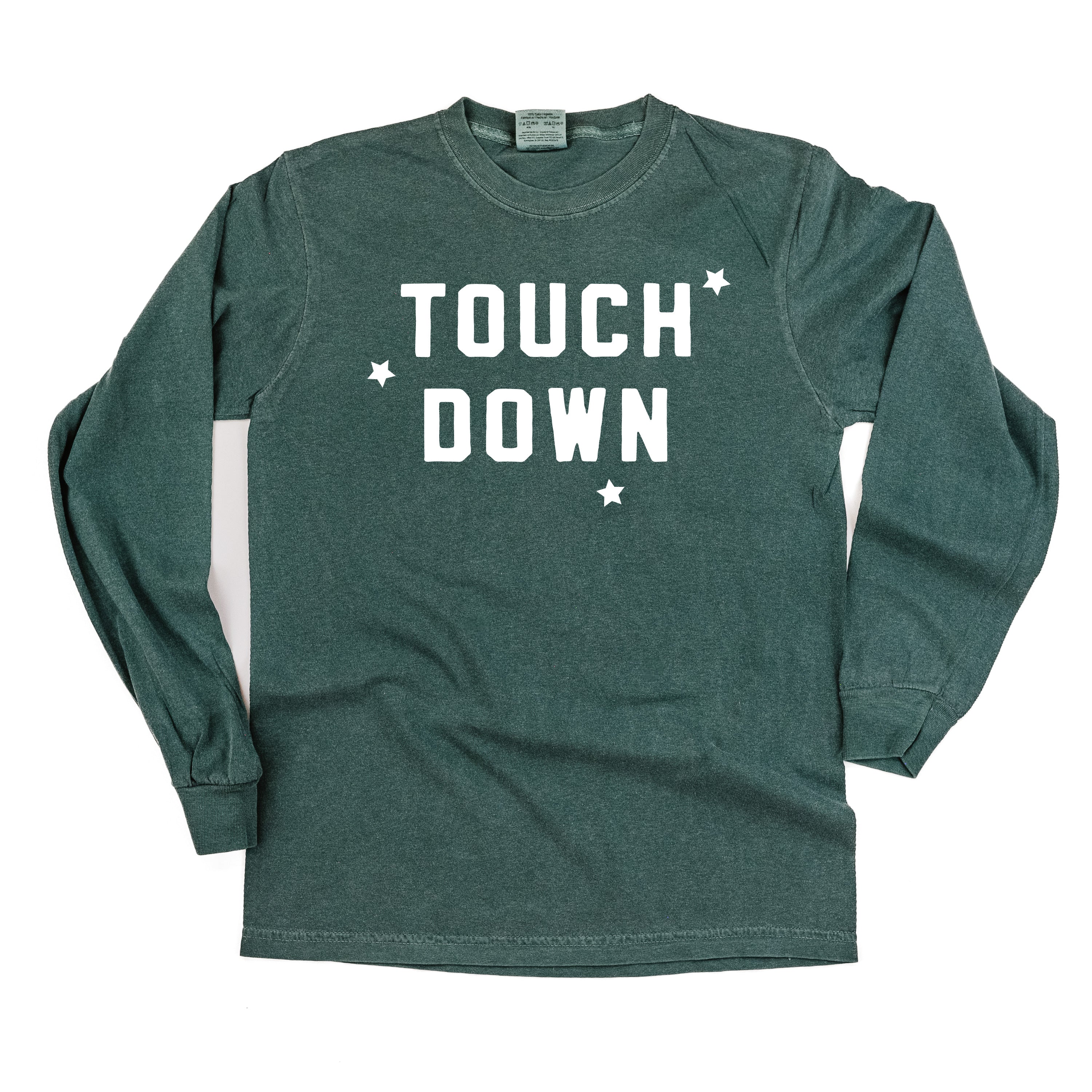 Touch Down - Long Sleeve Comfort Colors Tee - Image 5