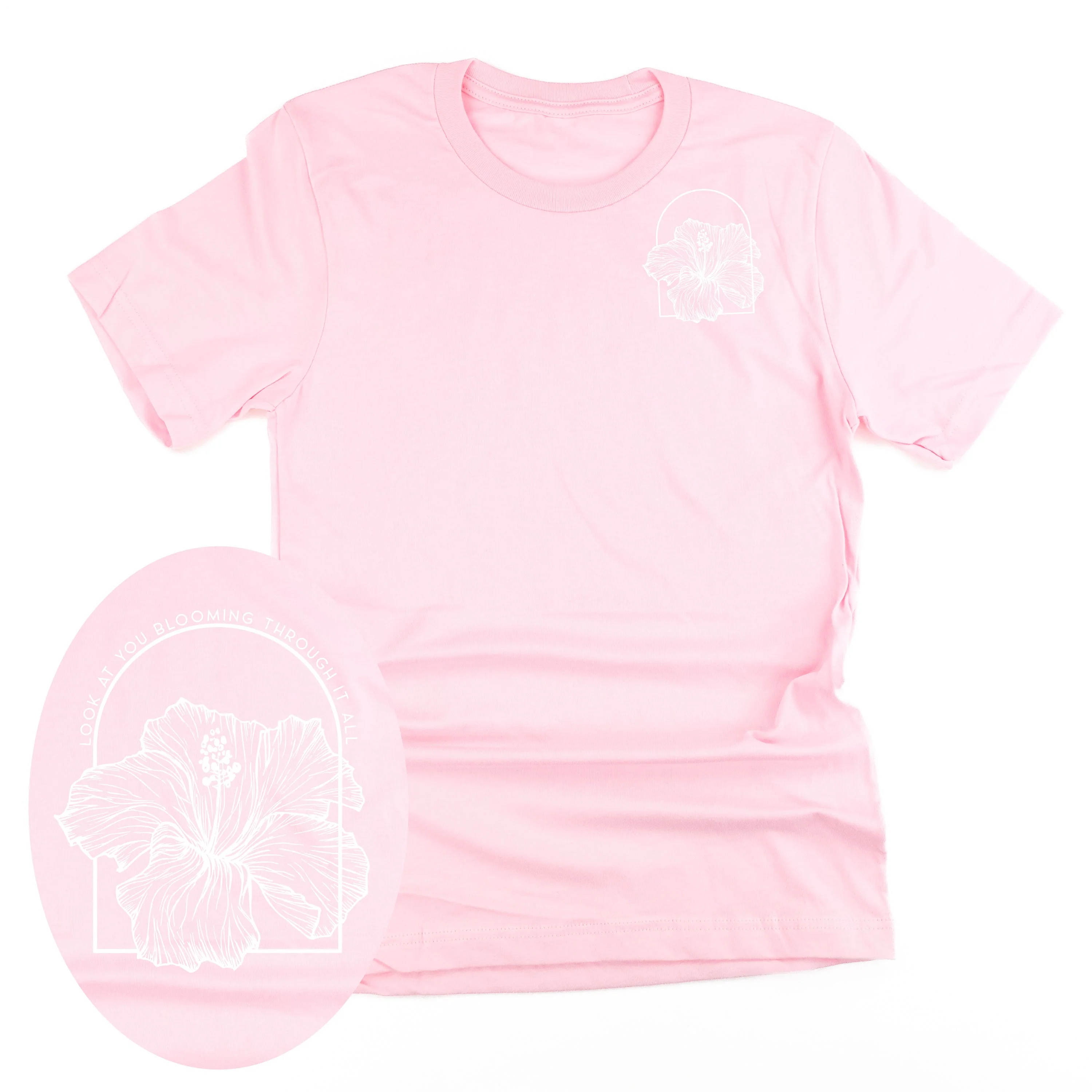 Look At You Blooming Through It All (pf&b) - Unisex Tee - Image 10